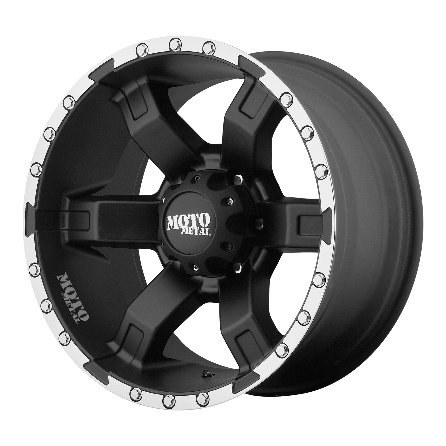 22x10 Moto Metal MO967 Satin Black Machined Wheel 5x150 (-24mm)