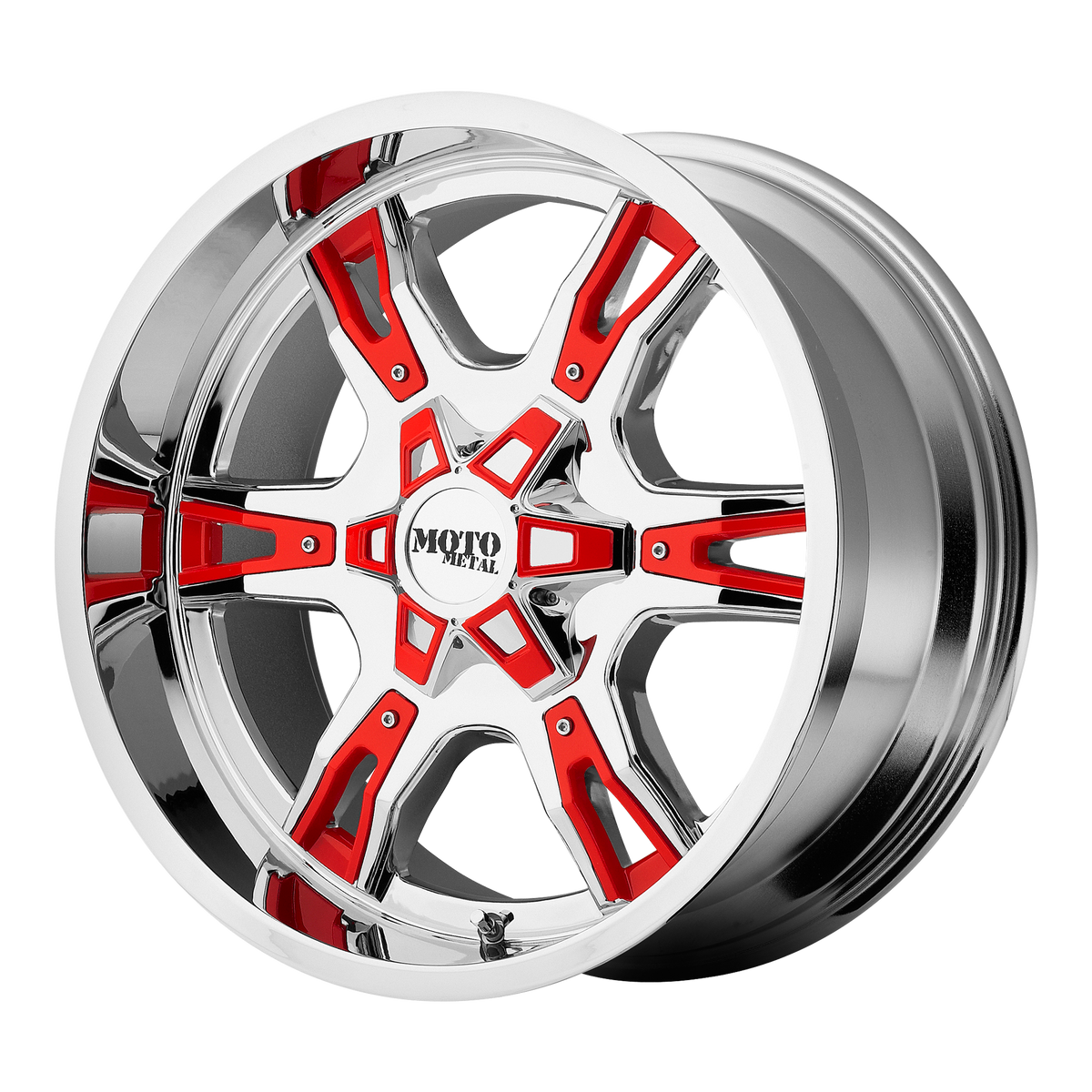 20x9 Moto Metal MO969 Chrome W/Accents Wheel 6x5.5 (0mm)