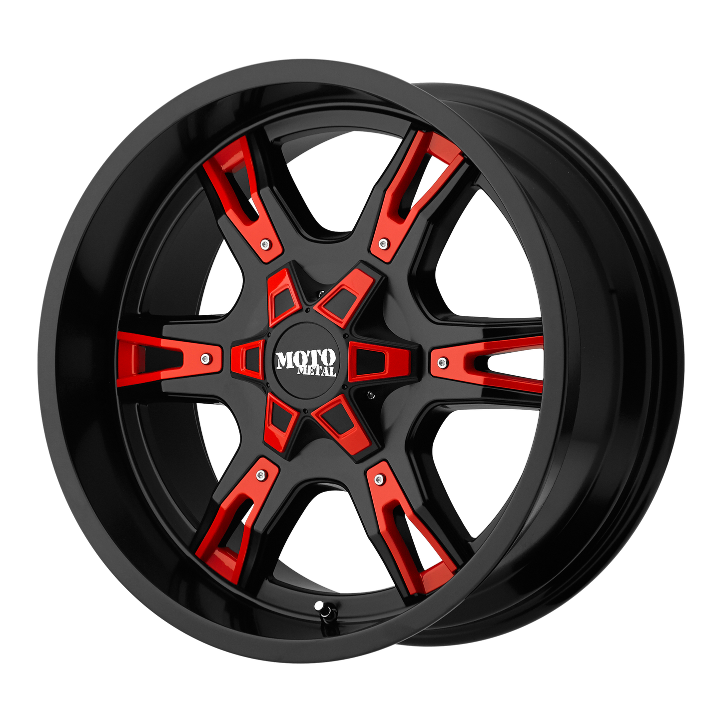 22x12 Moto Metal MO969 Satin Black W/Accents Wheel 8x6.5 (-44mm)