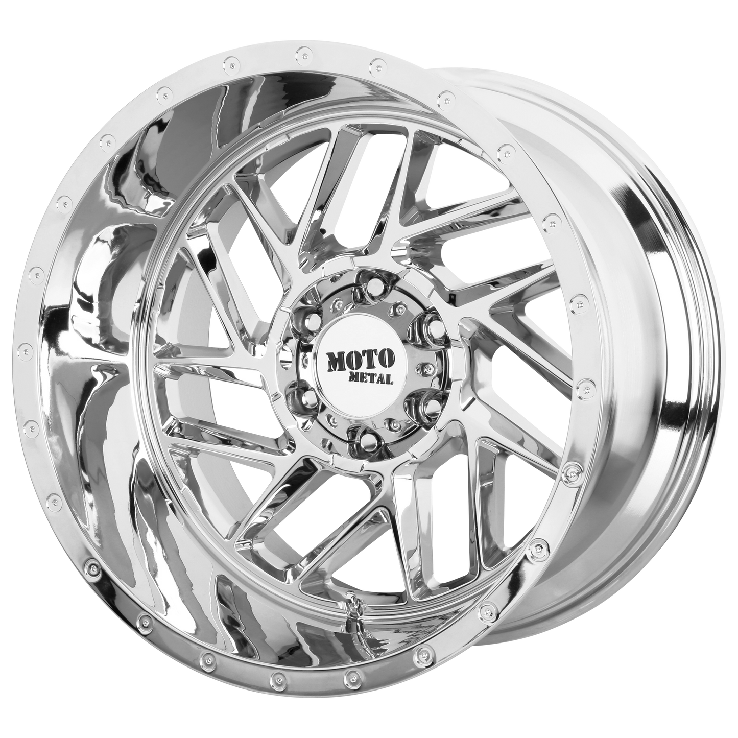 22x10 Moto Metal MO985 BREAKOUT Chrome Wheel 5x5.5 (-18mm)