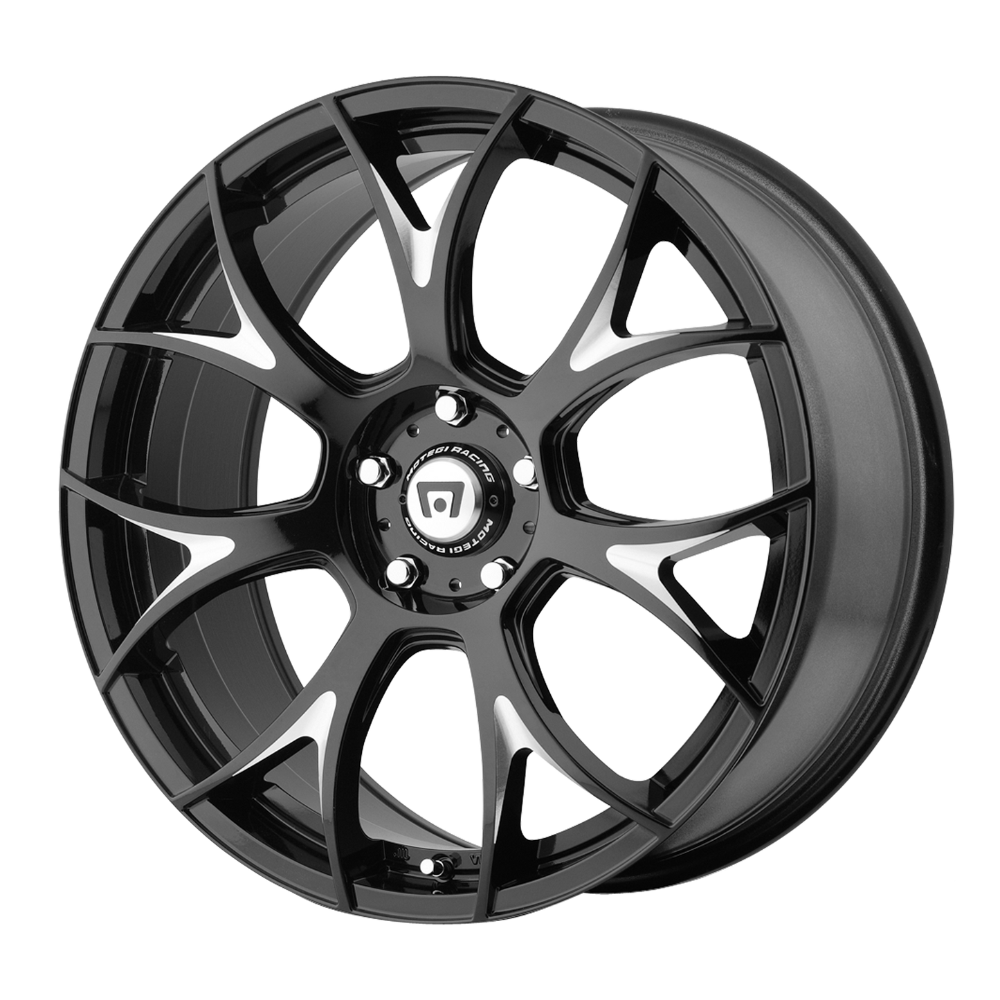 20x10 Motegi MR126 Gloss Black With Milled Accents Wheel 5x112 (38mm)