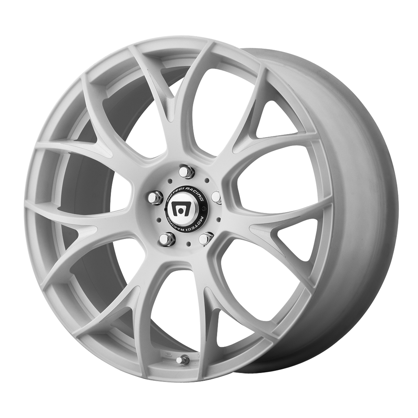 18x9.5 Motegi MR126 Matte White With Milled Accents Wheel BLANK (40mm)