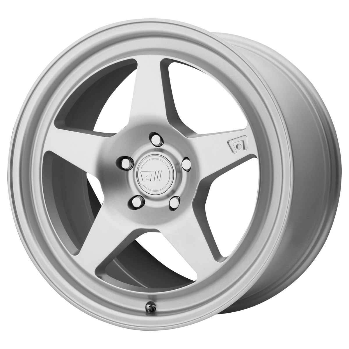 18x8.5 Motegi MR137 Hyper Silver Wheel 5x4.5 (45mm)
