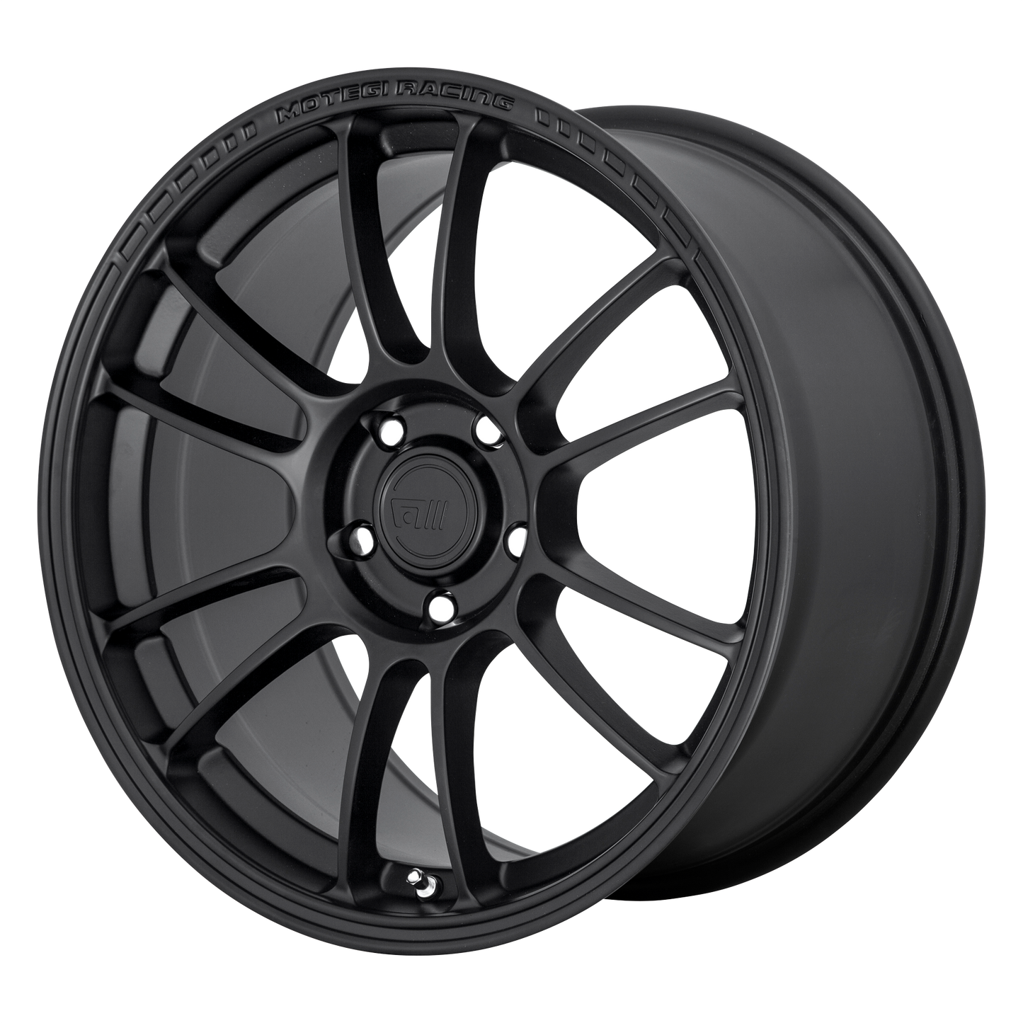 18x8.5 Motegi MR146 SS6 Satin Black Wheel 5x112 (35mm)