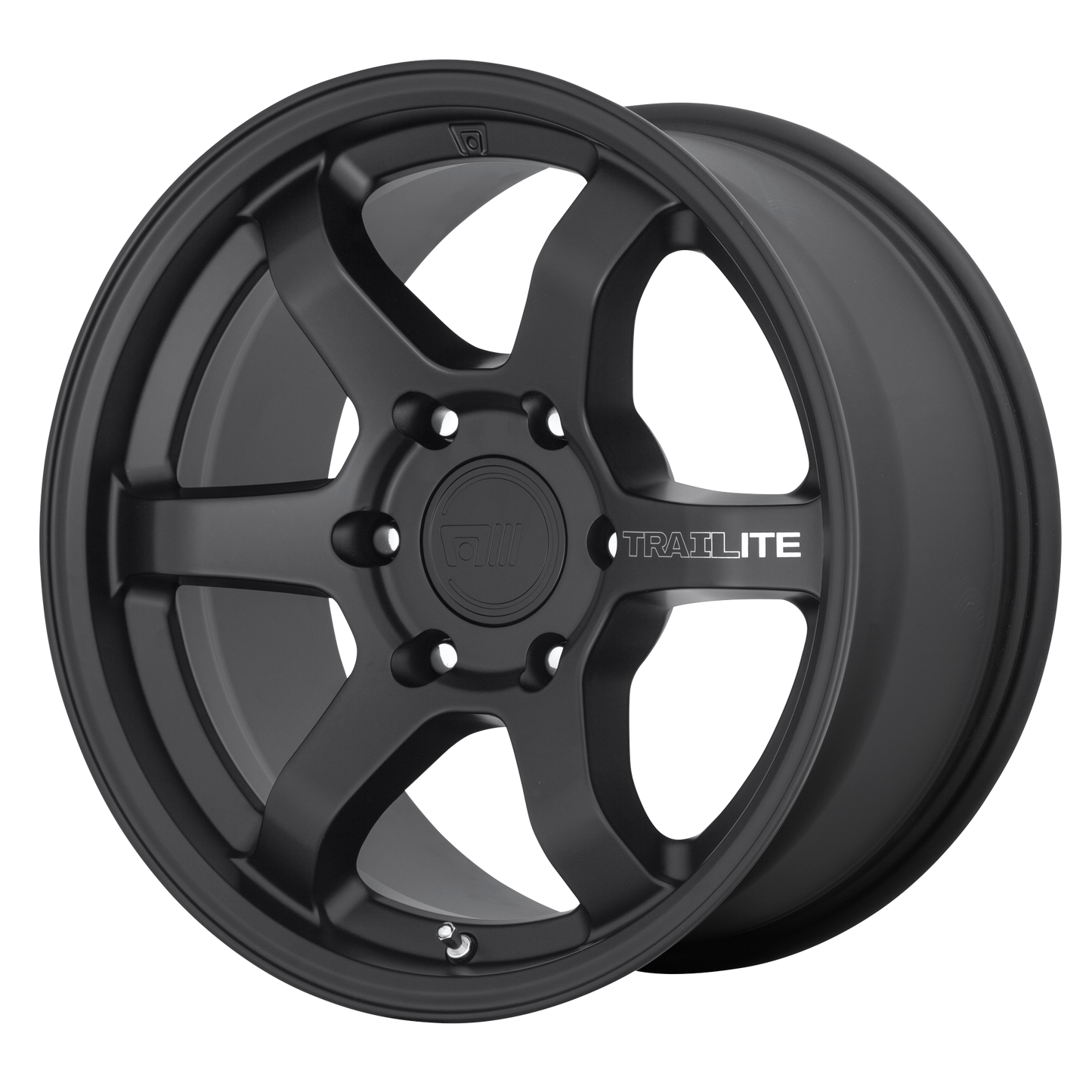 16x8 Motegi MR150 TRAILITE Satin Black Wheel 6x5.5 (0mm)