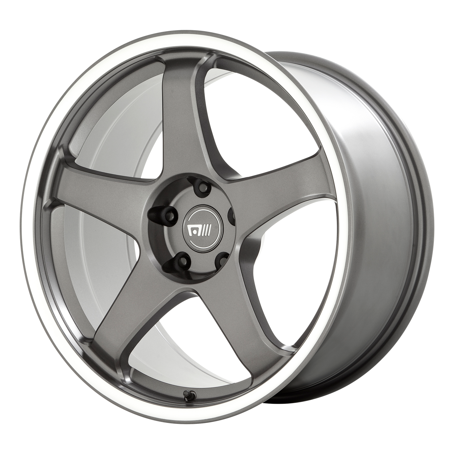 18x8.5 Motegi MR151 CS5 Gunmetal With Machined Lip Wheel 5x4.5 (25mm)