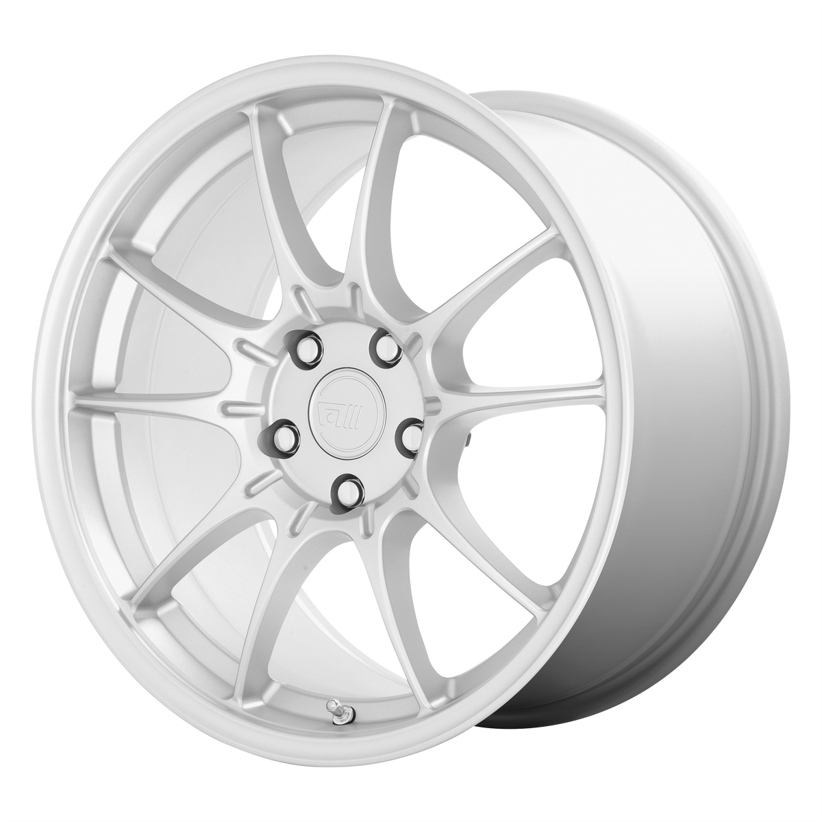 18x8.5 Motegi MR152 SS5 Hyper Silver Wheel 5x112 (45mm)