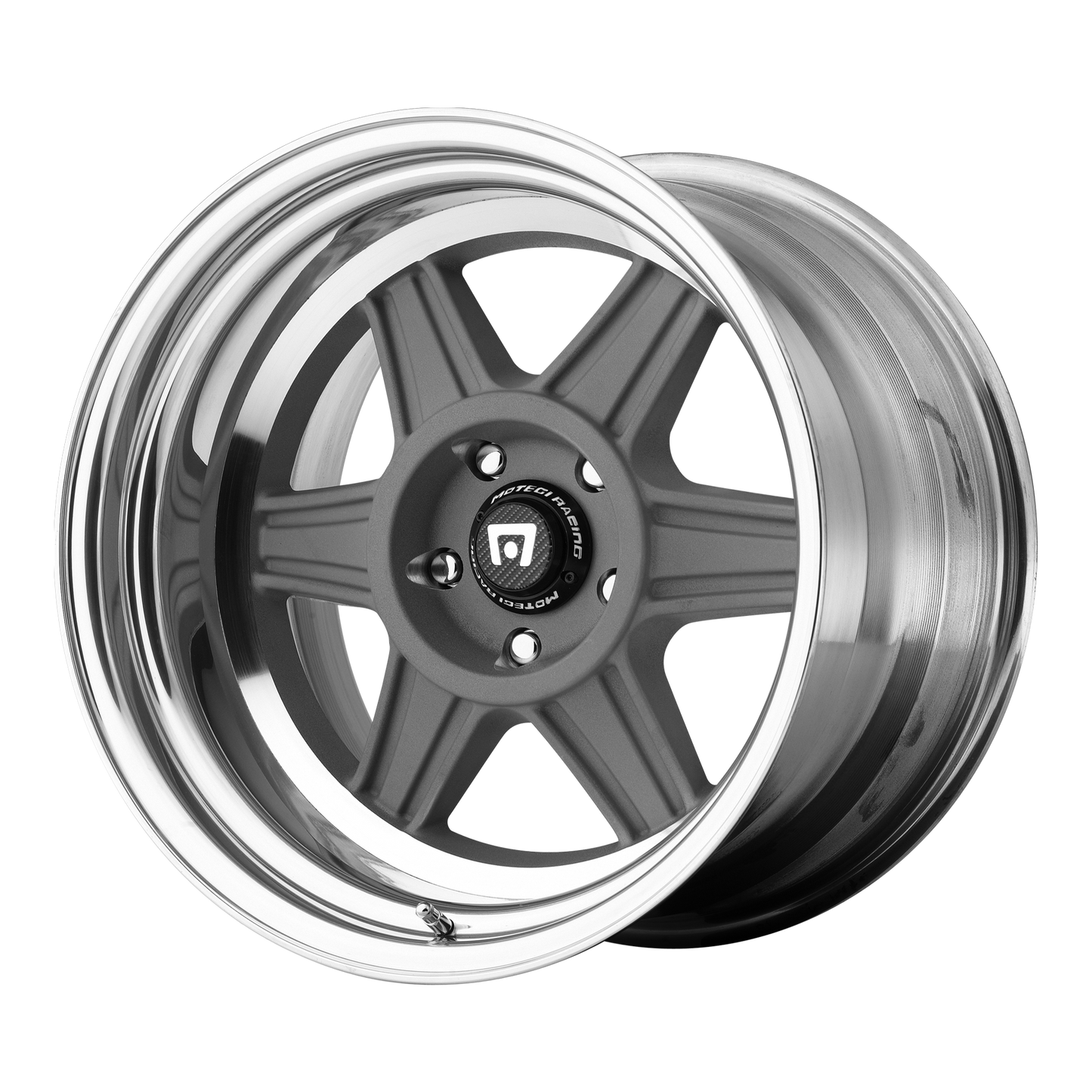 17x9.5 Motegi Forged MR224 Mag Gray Polished Barrel Wheel Blank (Blank)