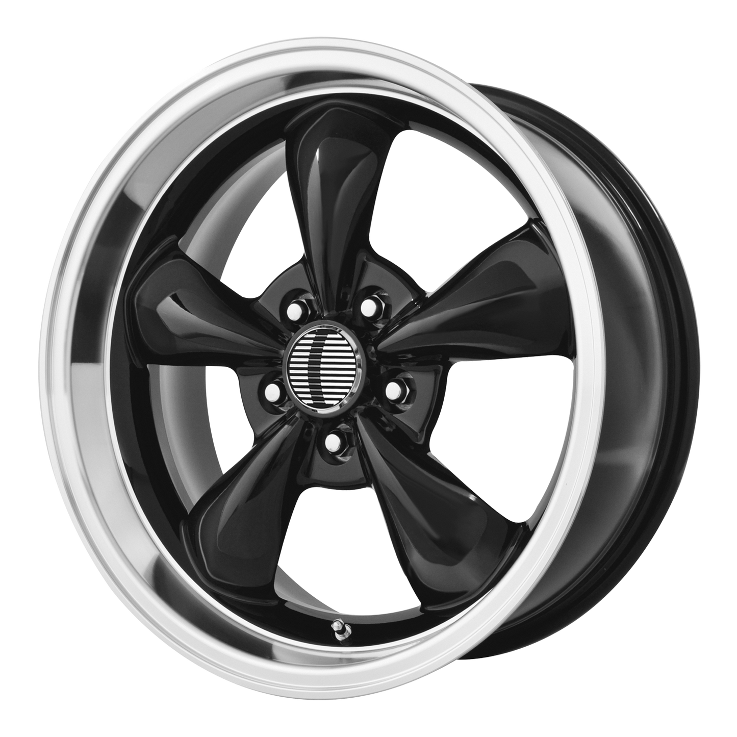18x10 Performance Replicas PR106 Gloss Black/Machined Lip Wheel 5x4.5 (24mm)
