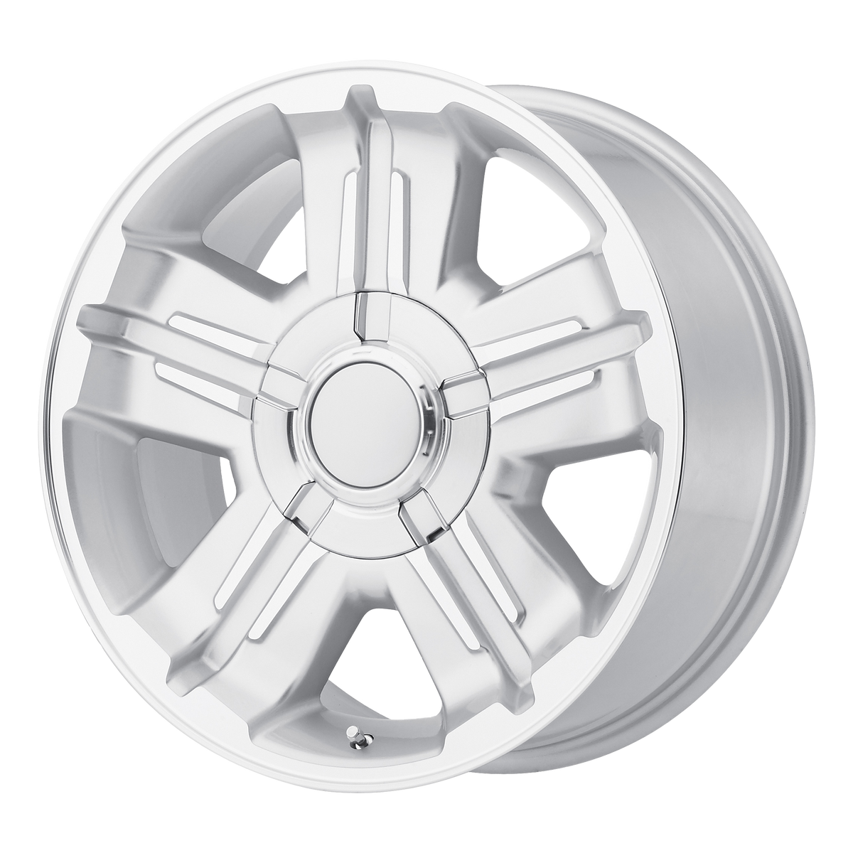 18x8 Performance Replicas PR173 Silver Wheel 6x5.5 (30mm)