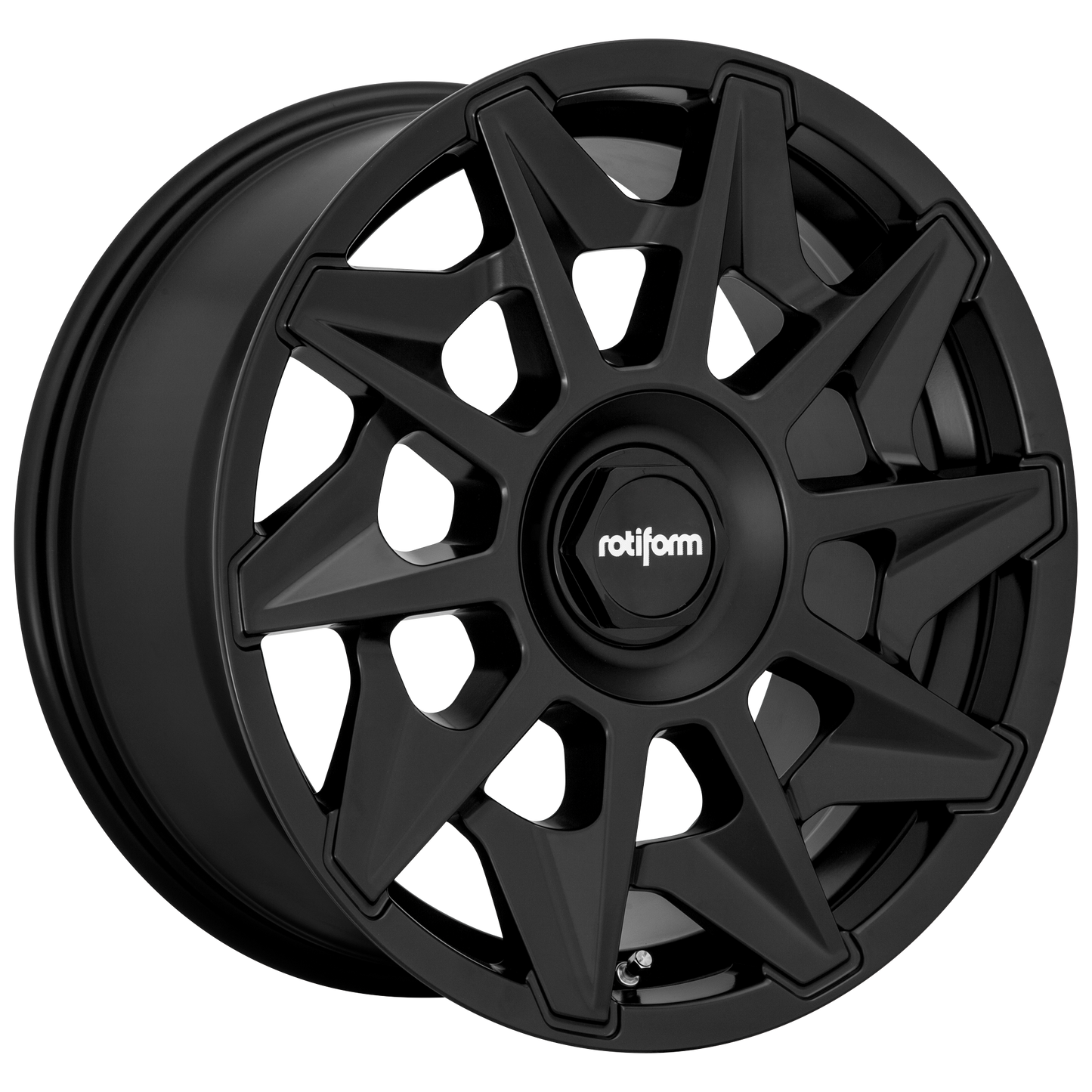 19x8.5 Rotiform R129 CVT MATTE BLACK Wheel 5x112/5x120 (35mm)