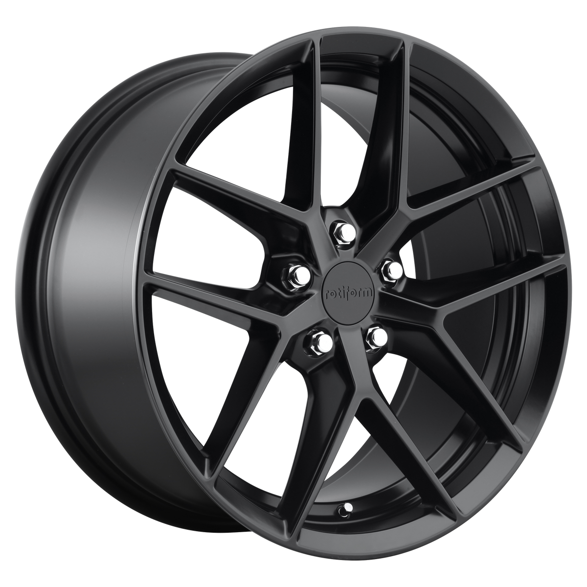 19x8.5 Rotiform R134 FLG MATTE BLACK Wheel 5x112 (45mm)