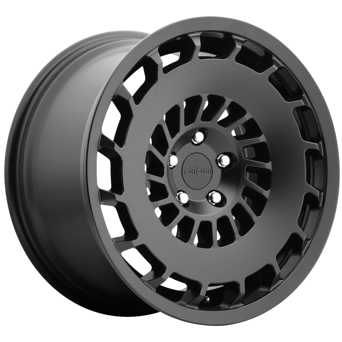 18x8.5 Rotiform R137 CCV MATTE BLACK Wheel BLANK (35mm)