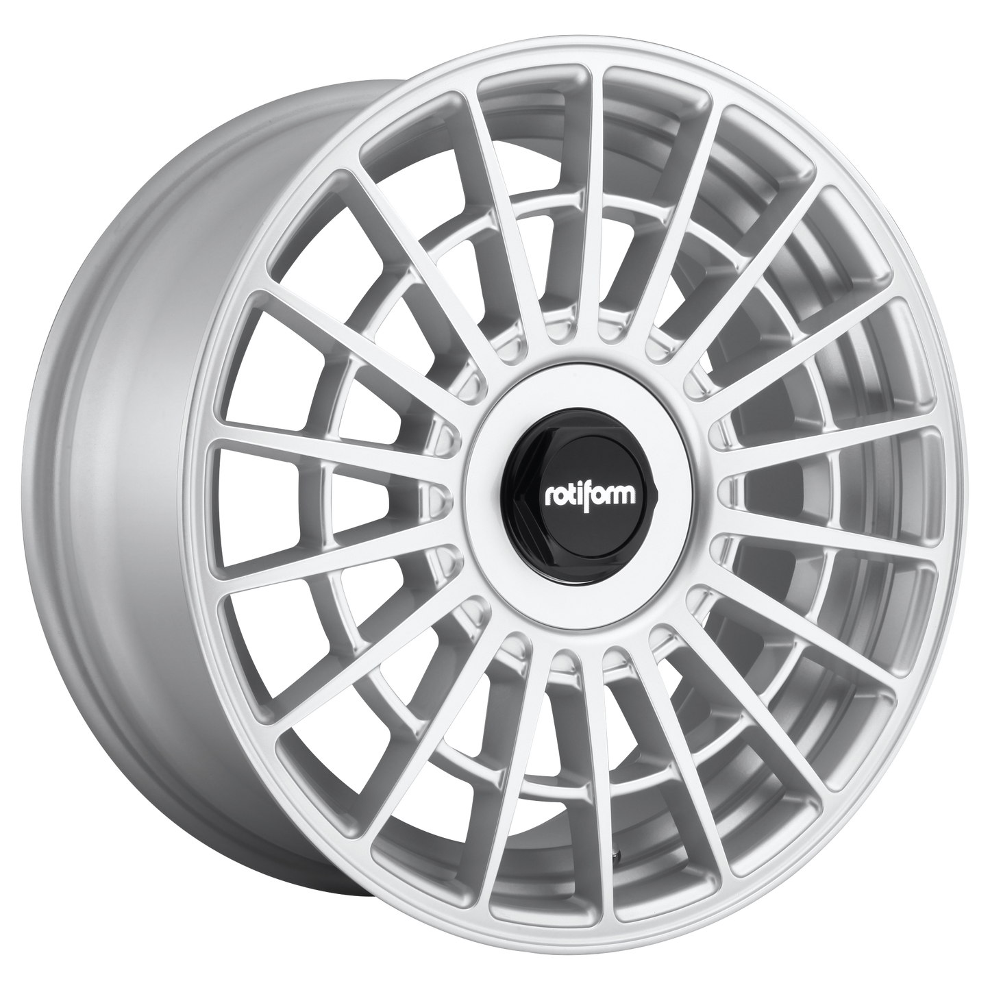 19x8.5 Rotiform R143 LAS-R GLOSS SILVER Wheel 5x100/5x112 (45mm)