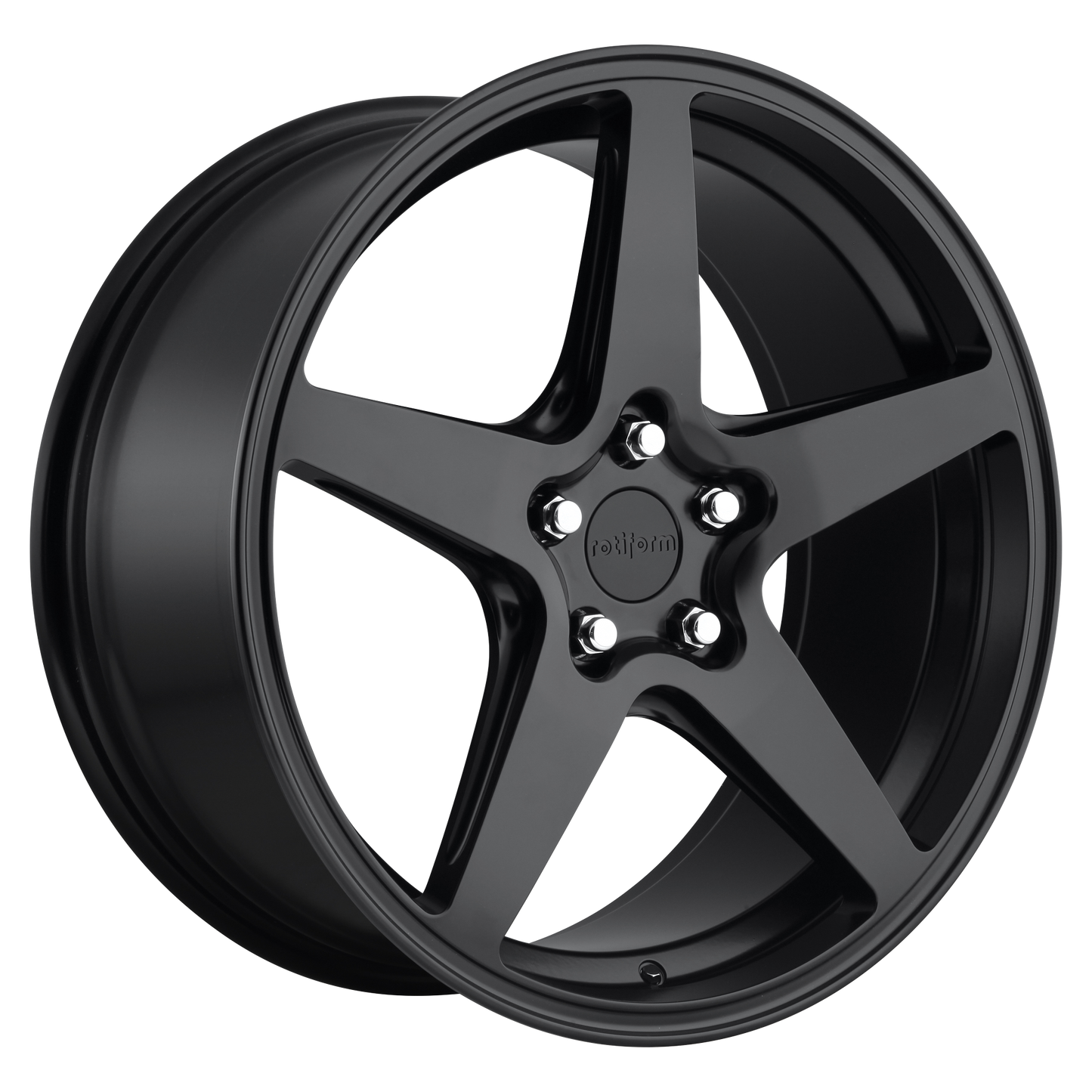 18x9.5 Rotiform R148 WGR MATTE BLACK Wheel 5x120 (40mm)