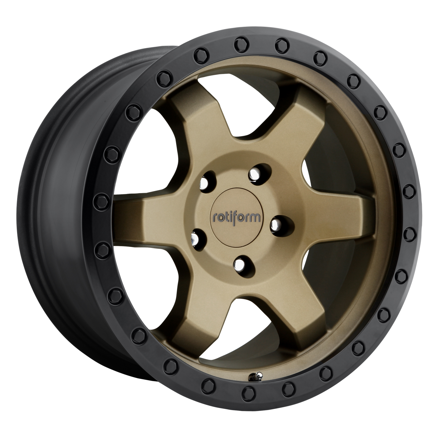 17x9 Rotiform R150 SIX-OR MATTE BRONZE BLACK BEAD RING Wheel 5x5 (1mm)