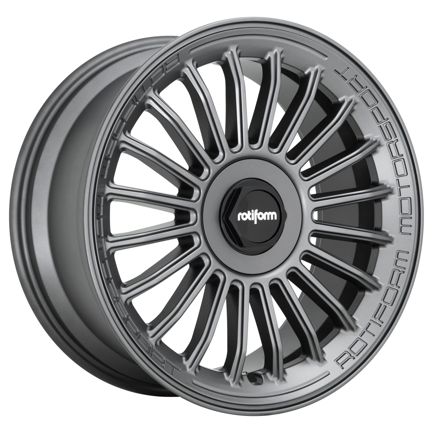 19x8.5 Rotiform R160 BUC-M MATTE ANTHRACITE Wheel BLANK (45mm)