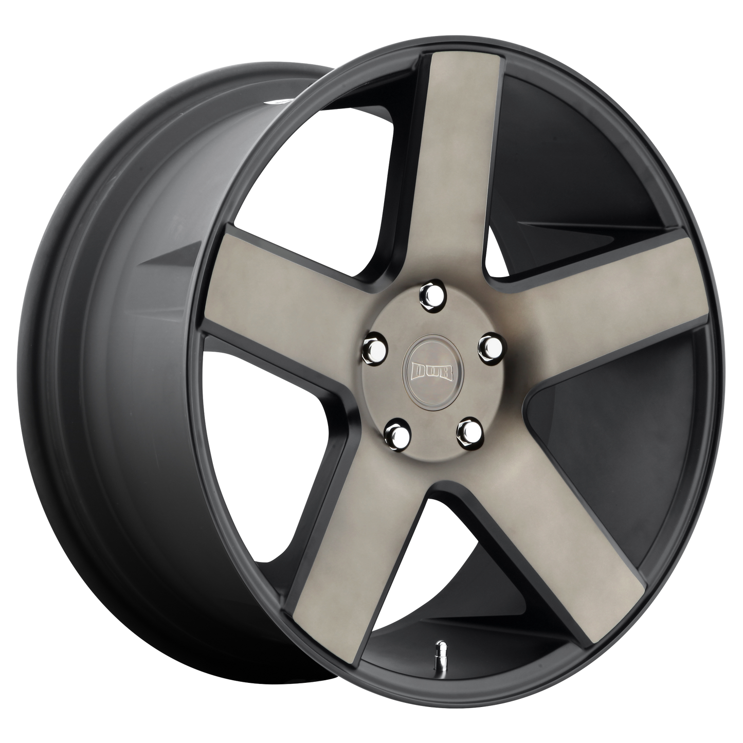22x9.5 DUB S116 BALLER MATTE BLACK DOUBLE DARK TINT Wheel 5x150 (32mm)