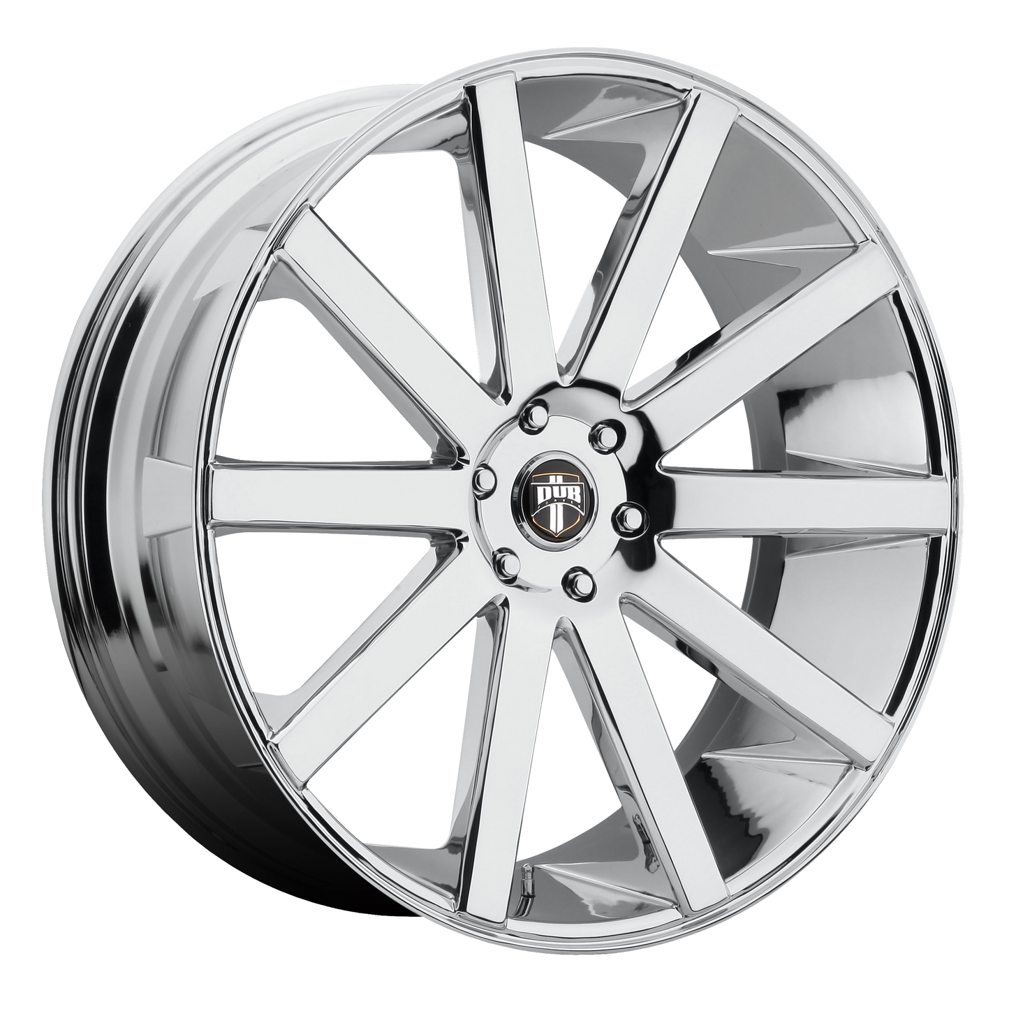 26x10 DUB S120 SHOT CALLA CHROME PLATED Wheel 6x5.5 (30mm)
