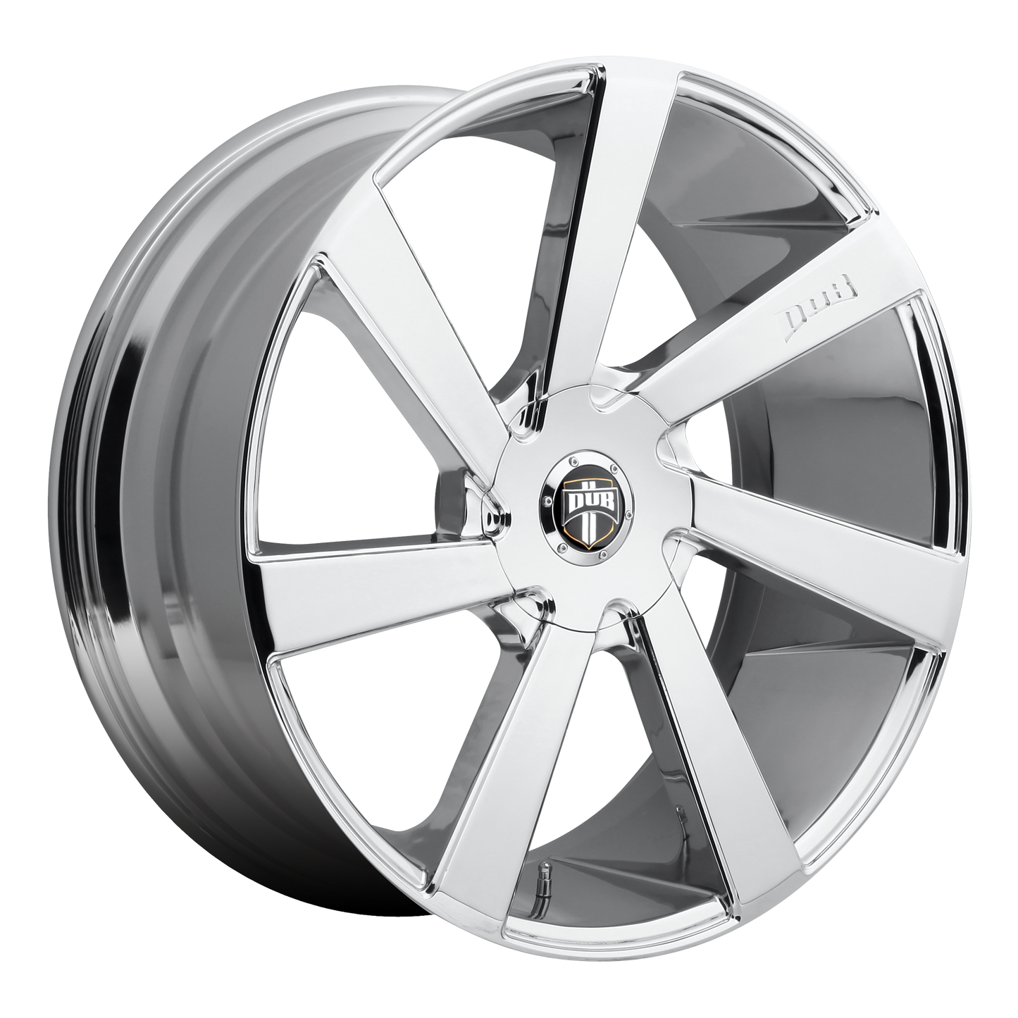 24x10 DUB S132 DIRECTA CHROME PLATED Wheel BLANK (10mm)