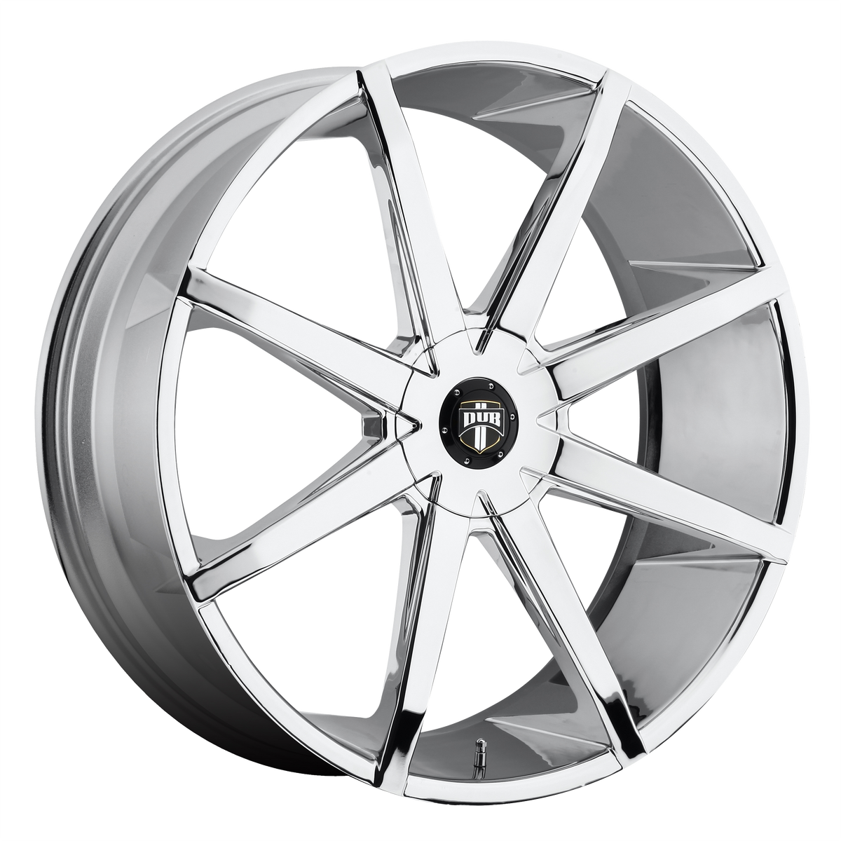 22x9.5 DUB S201 PUSH CHROME PLATED Wheel BLANK (38mm)