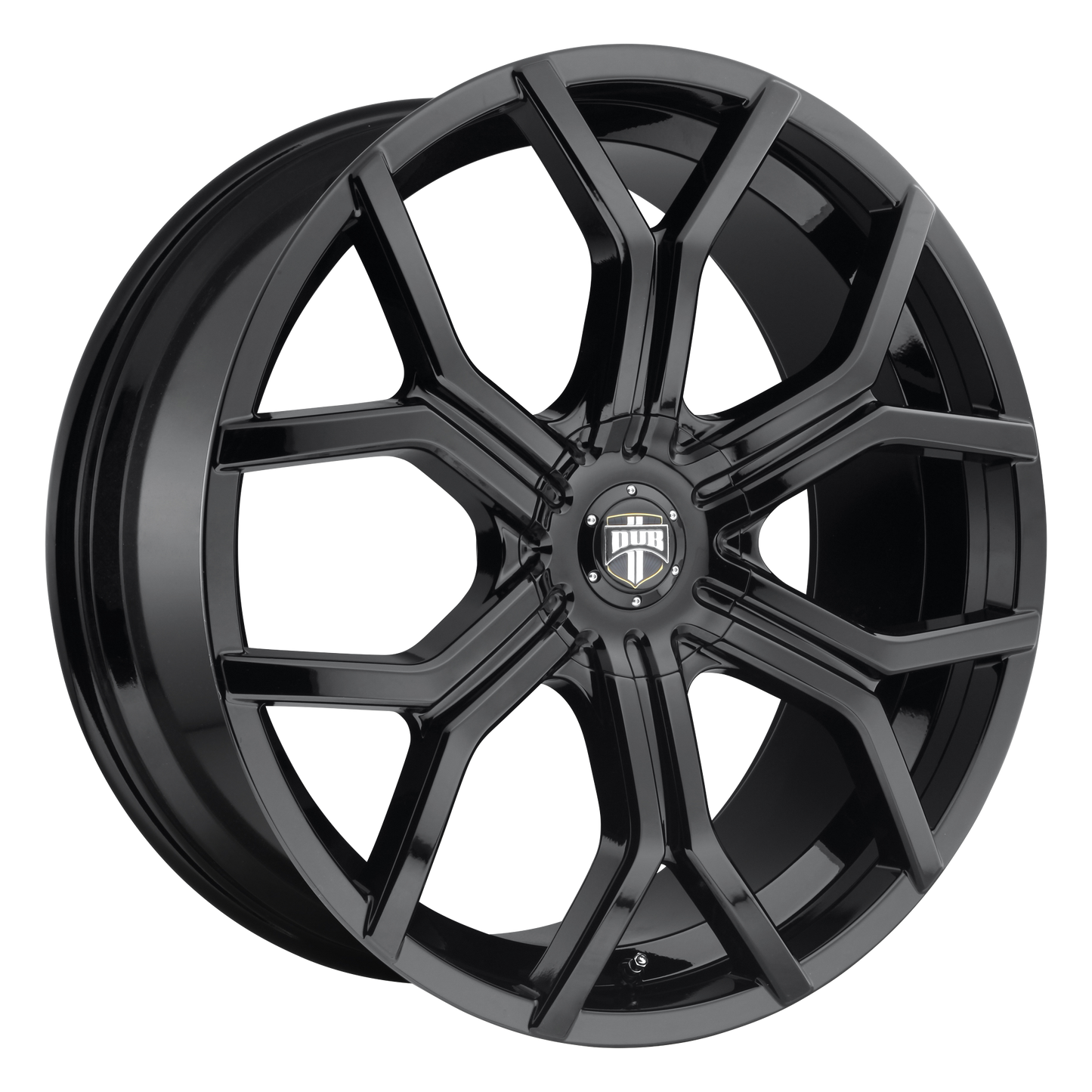 24x9.5 DUB S208 ROYALTY GLOSS BLACK Wheel BLANK (15mm)