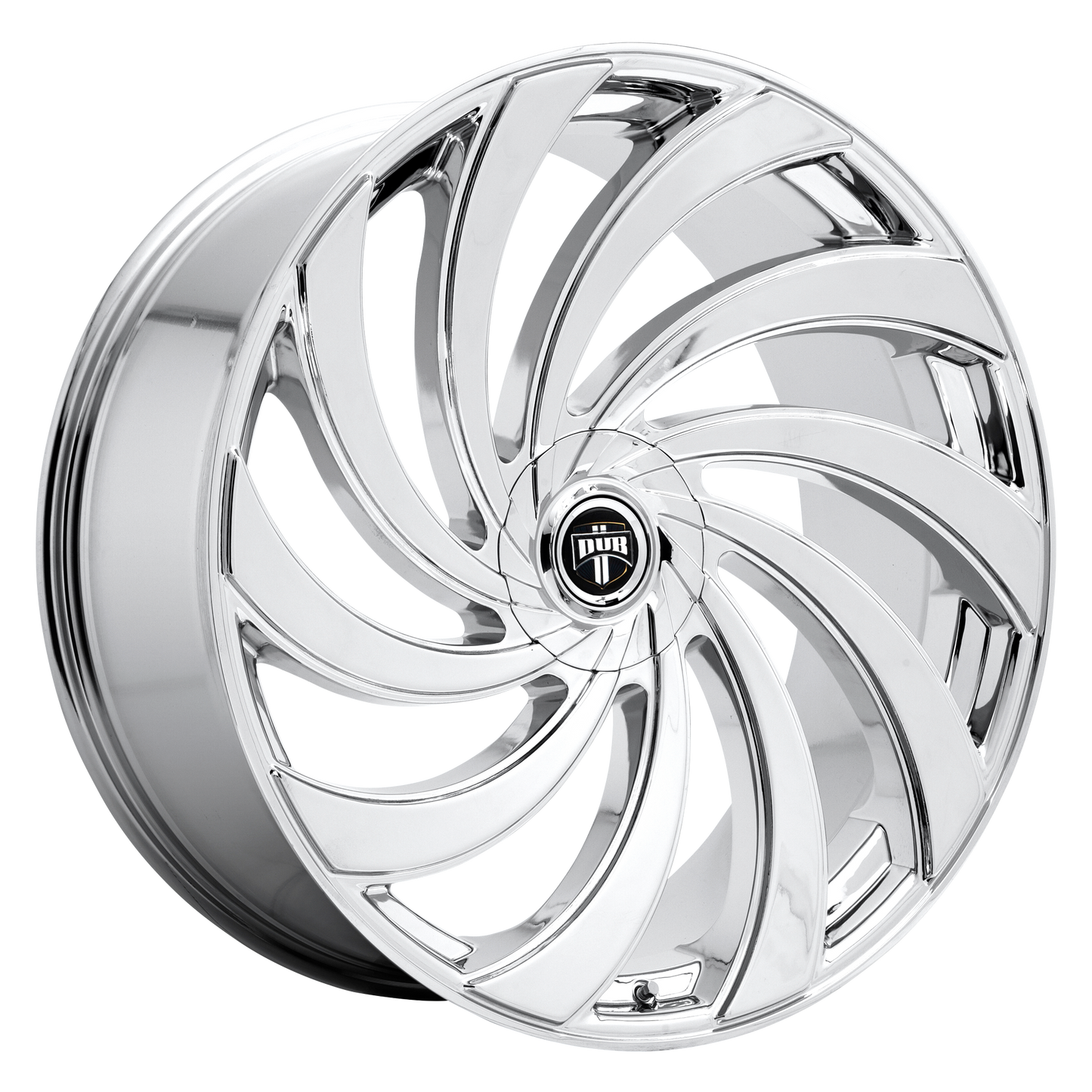 24x10 DUB S238 DELISH CHROME PLATED Wheel 5x115/5x120 (5mm)