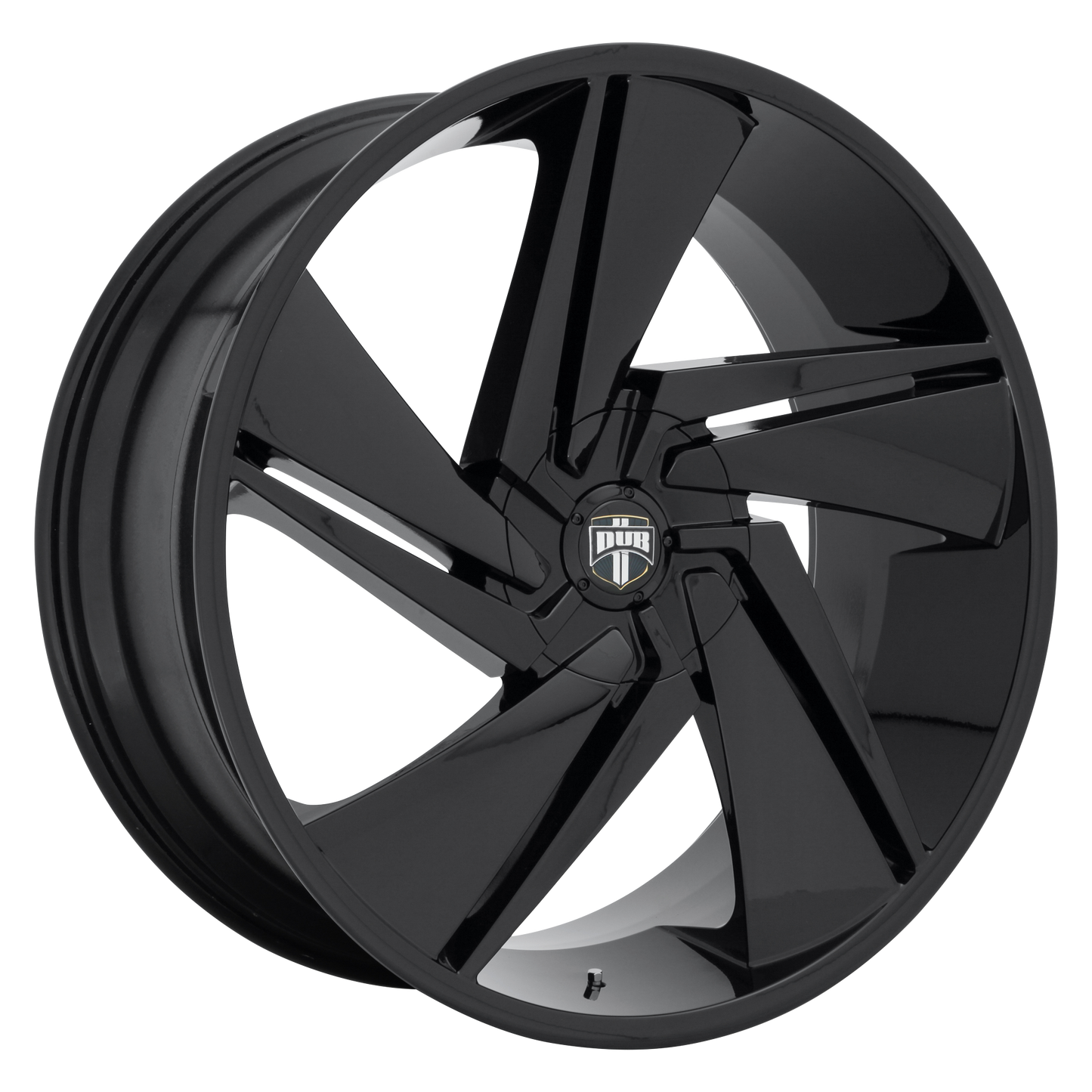 24x10 DUB S247 FADE GLOSS BLACK Wheel 6x135/6x5.5 (30mm)
