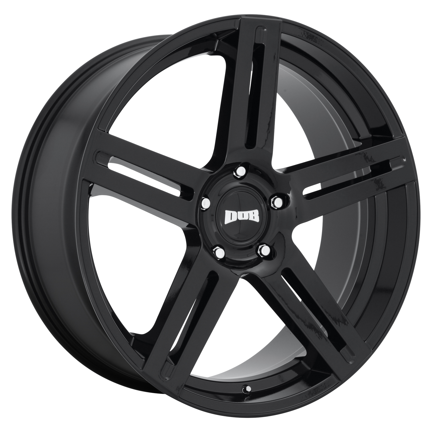 22x9.5 DUB S250 ROC GLOSS BLACK Wheel 5x5.5 (25mm)
