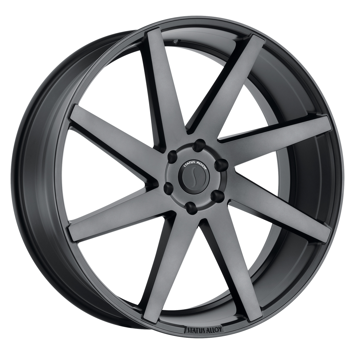 22x9.5 Status BRUTE CARBON GRAPHITE Wheel 6x5.5 (25mm)