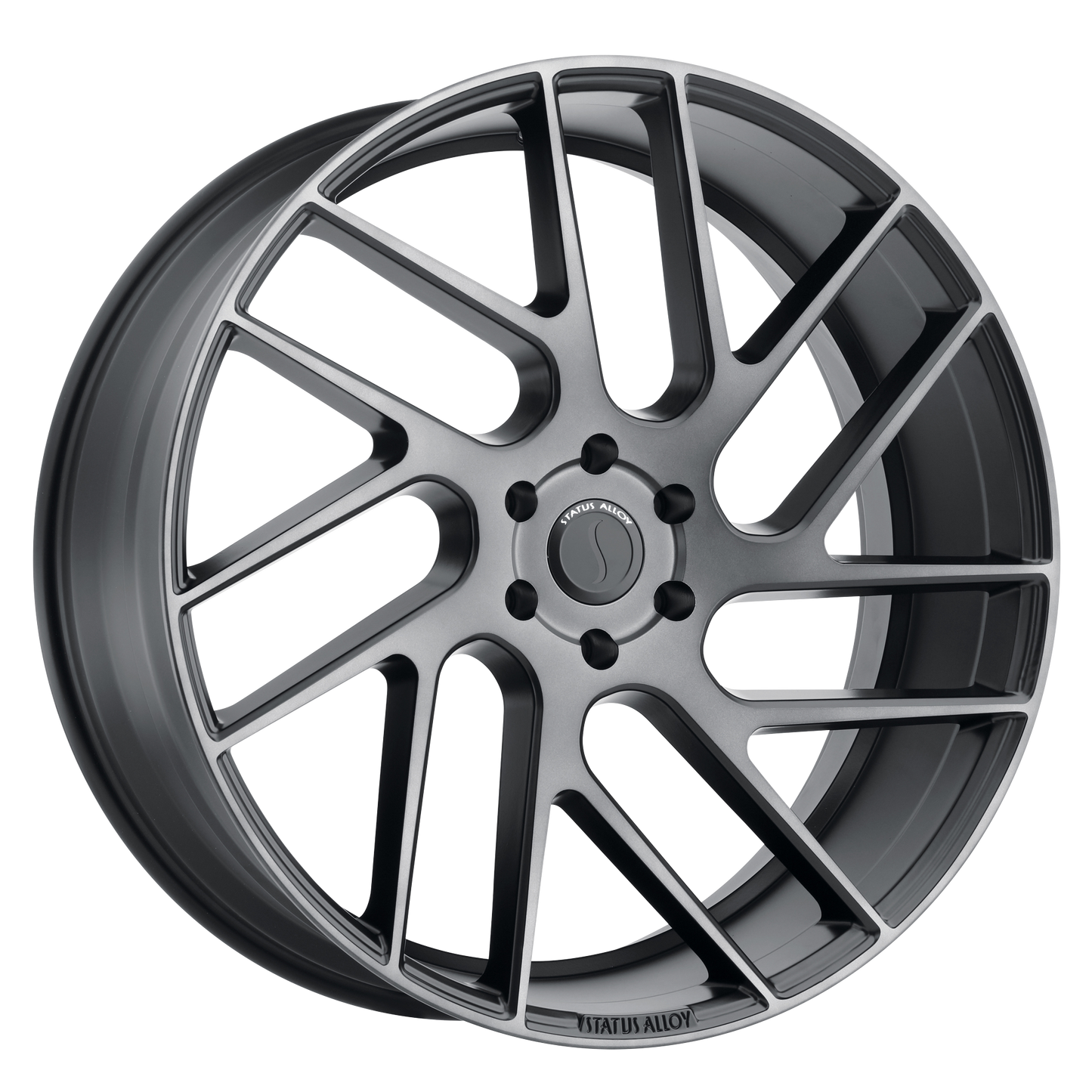 22x9.5 Status JUGGERNAUT CARBON GRAPHITE Wheel 6x5.5 (25mm)