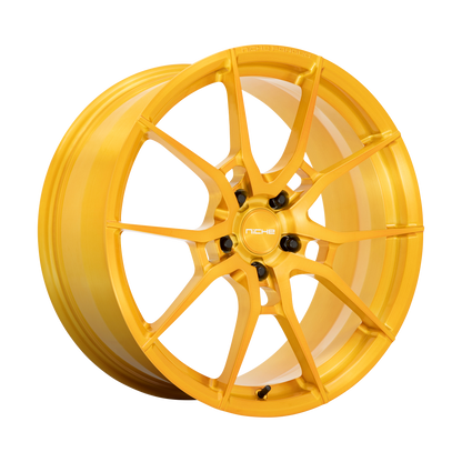 20x9 Niche T112 Kanan Brushed Candy Gold Forged Wheel 5x112 (25mm)