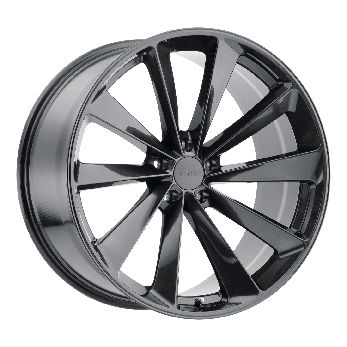 22x9 TSW AILERON METALLIC GUNMETAL Wheel 5x4.5 (37mm)