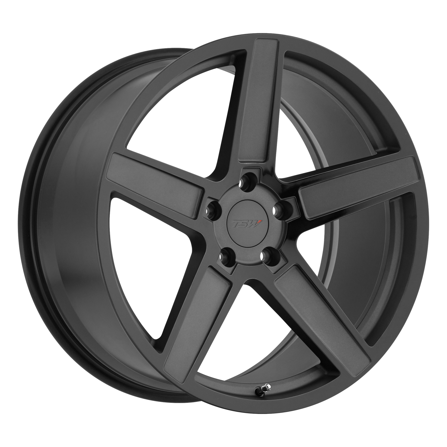 20x10 TSW ASCENT MATTE GUNMETAL W/ GLOSS BLACK FACE Wheel 5x120 (40mm)