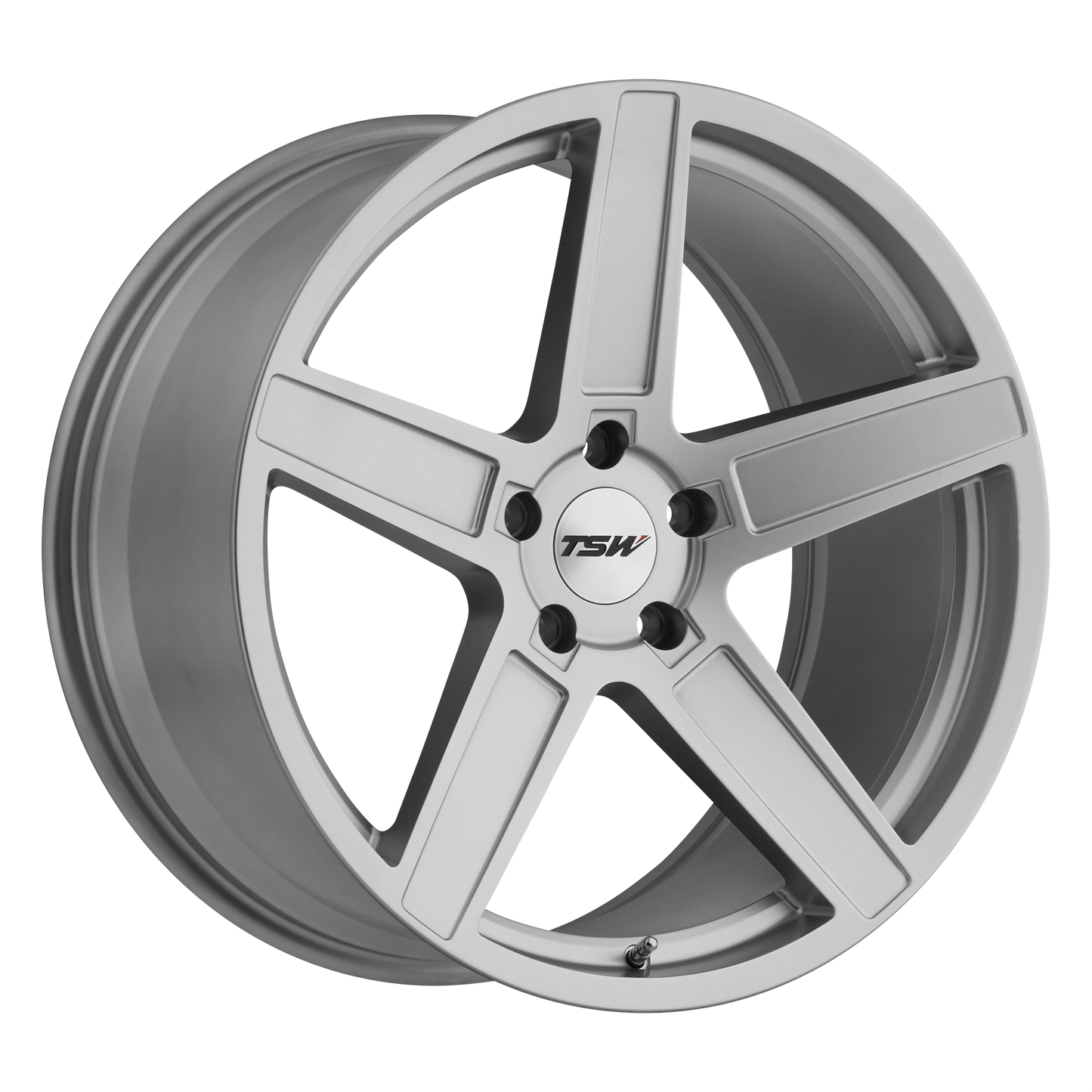 18x9.5 TSW ASCENT MATTE TITANIUM SILVER Wheel 5x120 (40mm)
