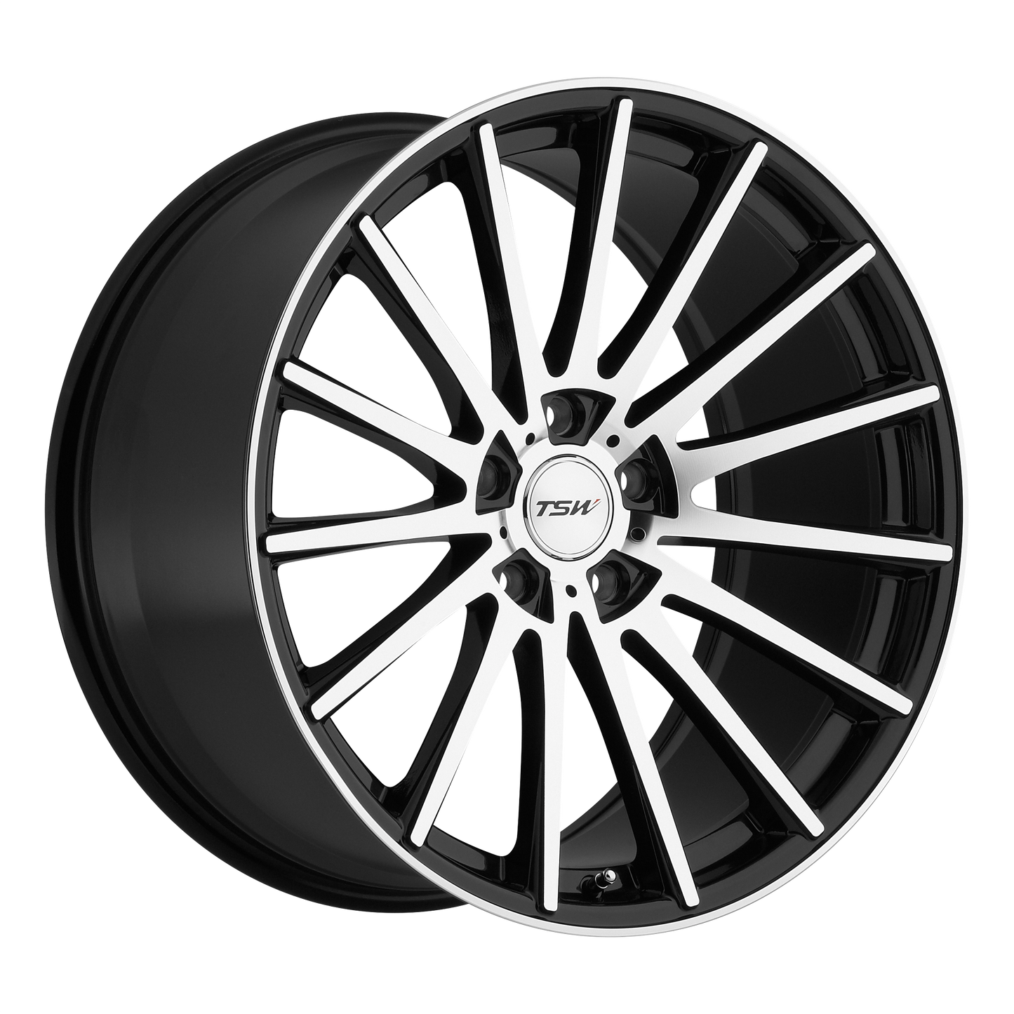 19x9.5 TSW CHICANE GLOSS BLACK W/ MIRROR FACE Wheel 5x120 (35mm)