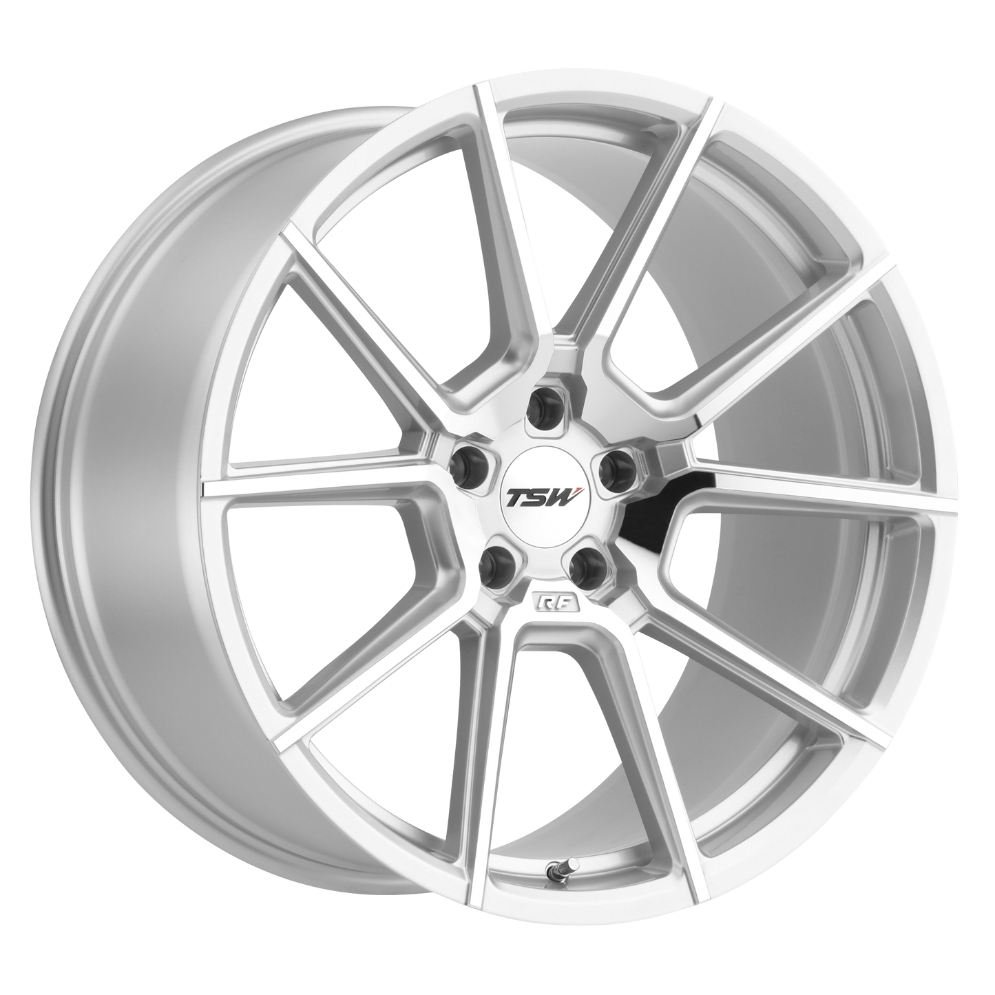 19x9 TSW CHRONO SILVER W/ MIRROR CUT FACE Wheel 5x4.5 (20mm)