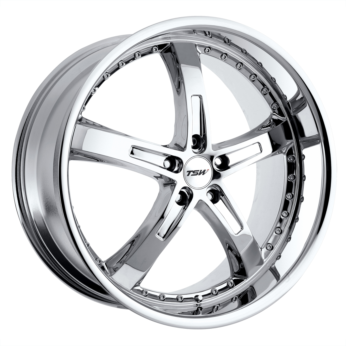 19x8 TSW JARAMA CHROME Wheel 5x4.5 (20mm)