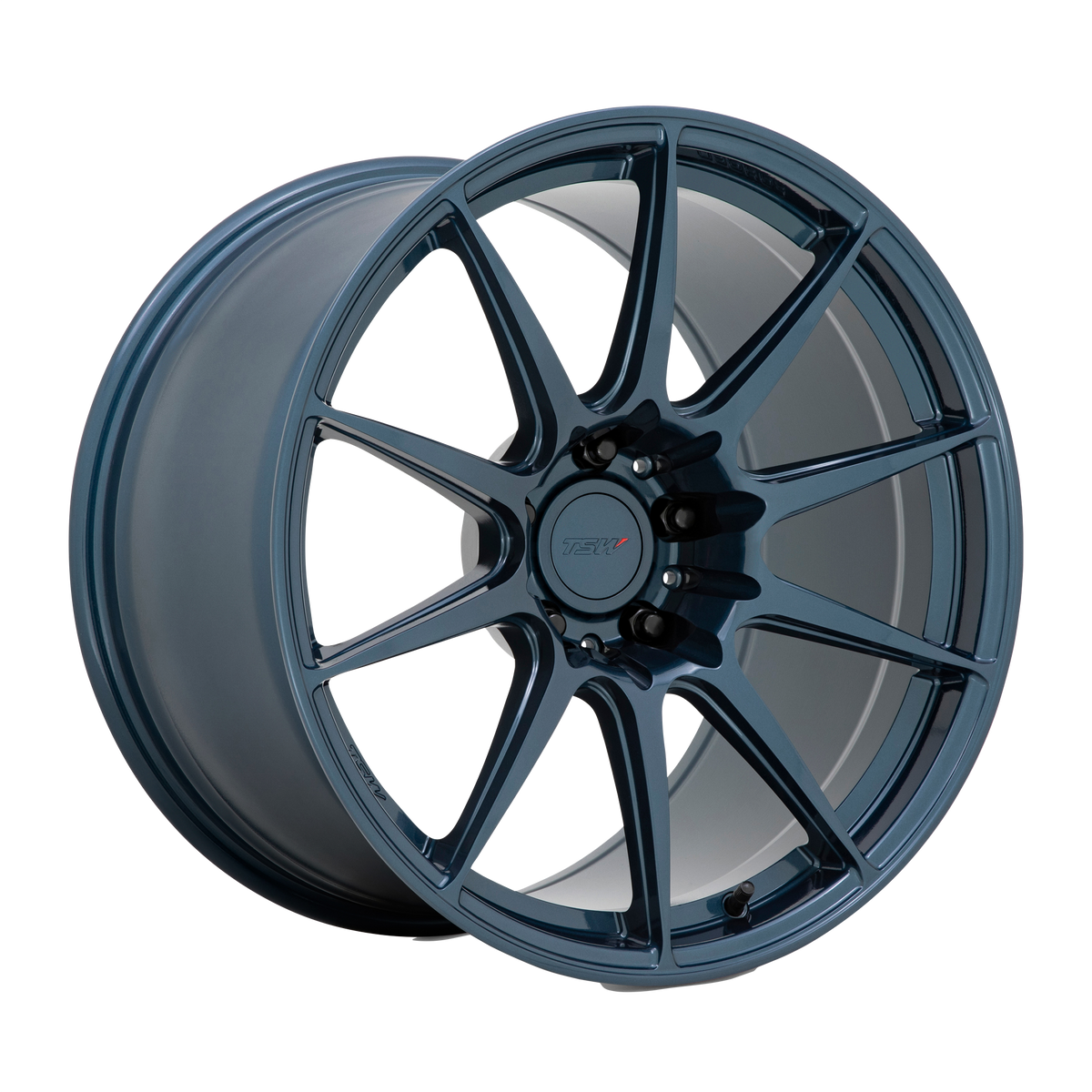 18x10.5 TSW Kemora Gloss Dark Blue Wheel 5x4.5 (25mm)