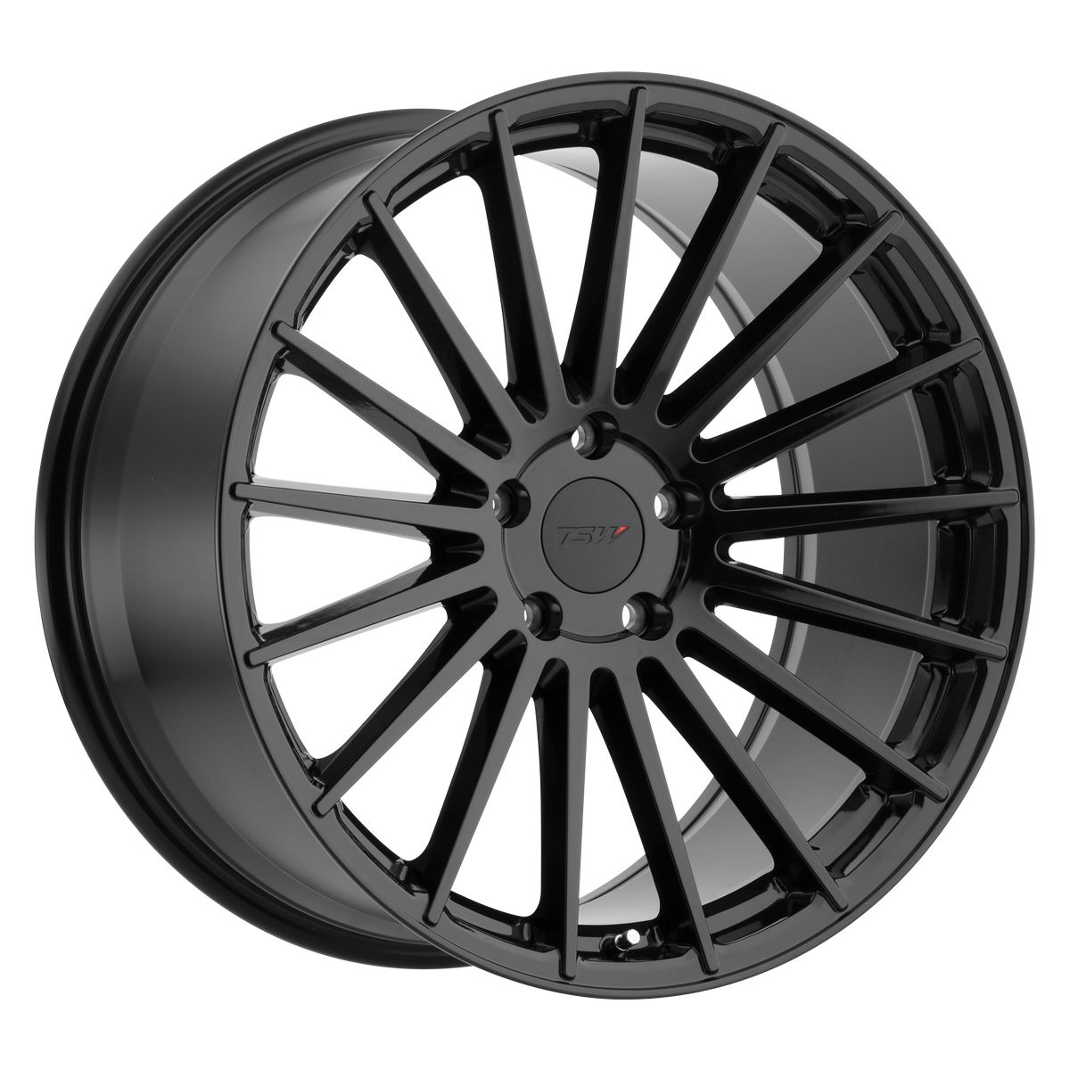 17x8 TSW LUCO GLOSS BLACK Wheel 5x120 (35mm)