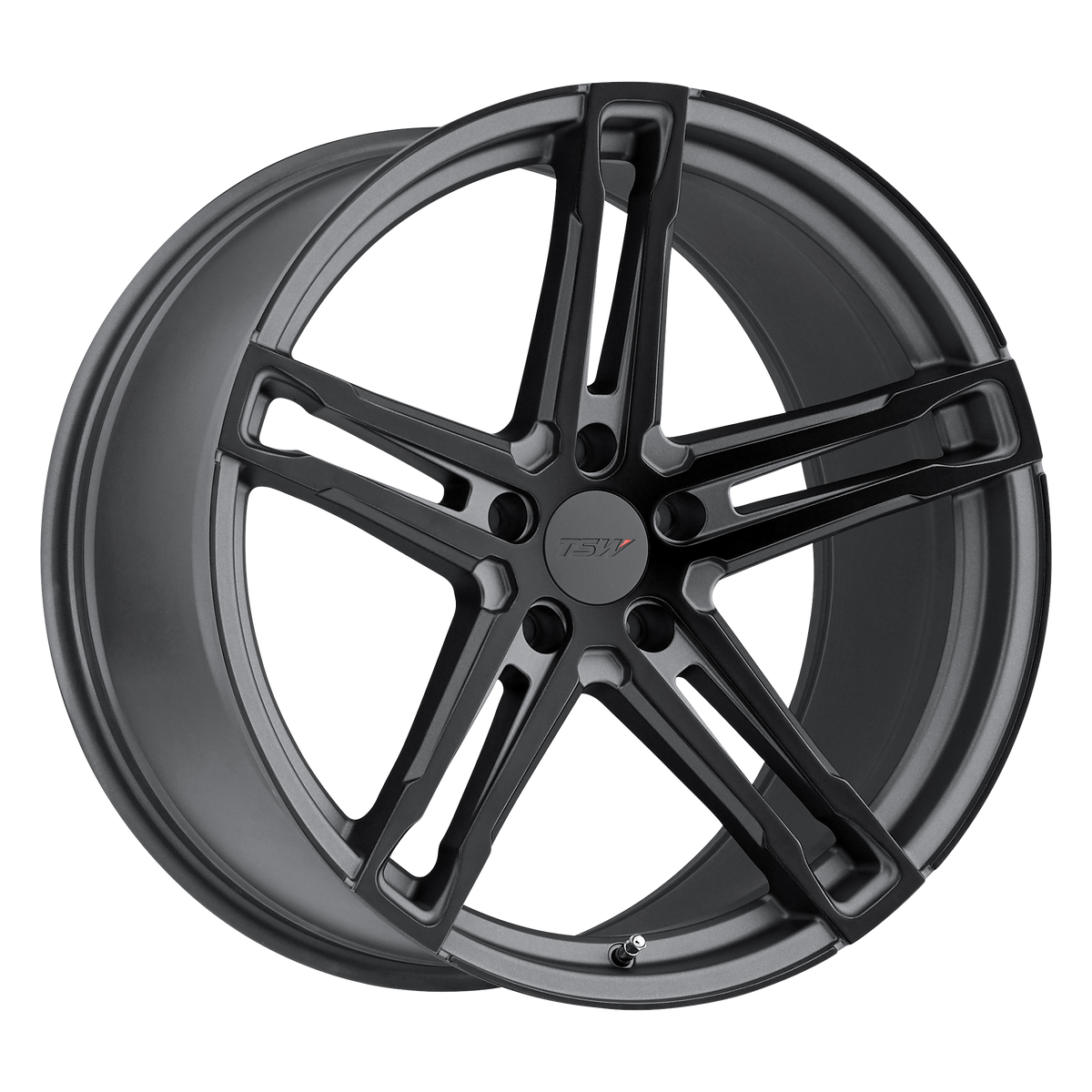 18x9 TSW MECHANICA MATTE GUNMETAL W/ MATTE BLACK FACE Wheel 5x4.5 (30mm)