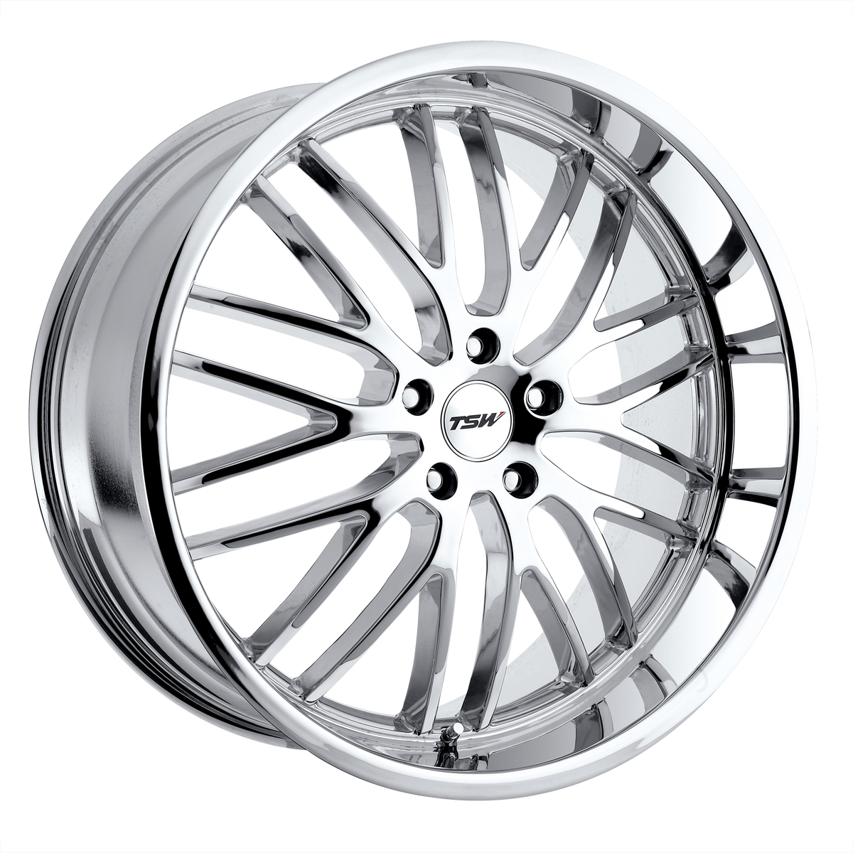 17x8 TSW SNETTERTON CHROME Wheel 5x112 (32mm)