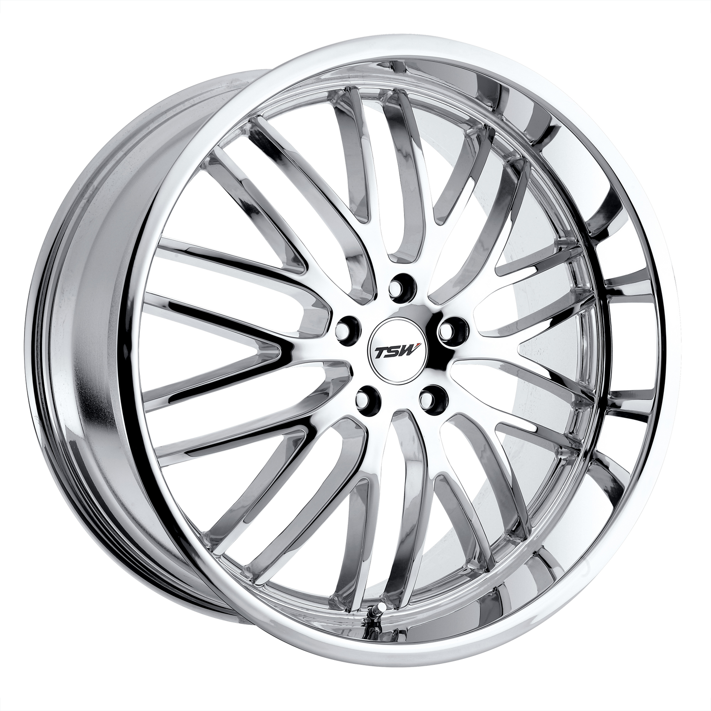 20x10 TSW SNETTERTON CHROME Wheel 5x120 (25mm)