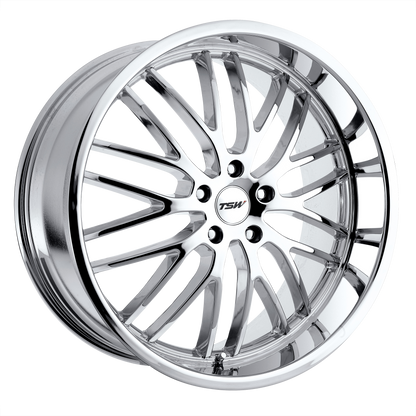 20x10 TSW SNETTERTON CHROME Wheel 5x120 (25mm)