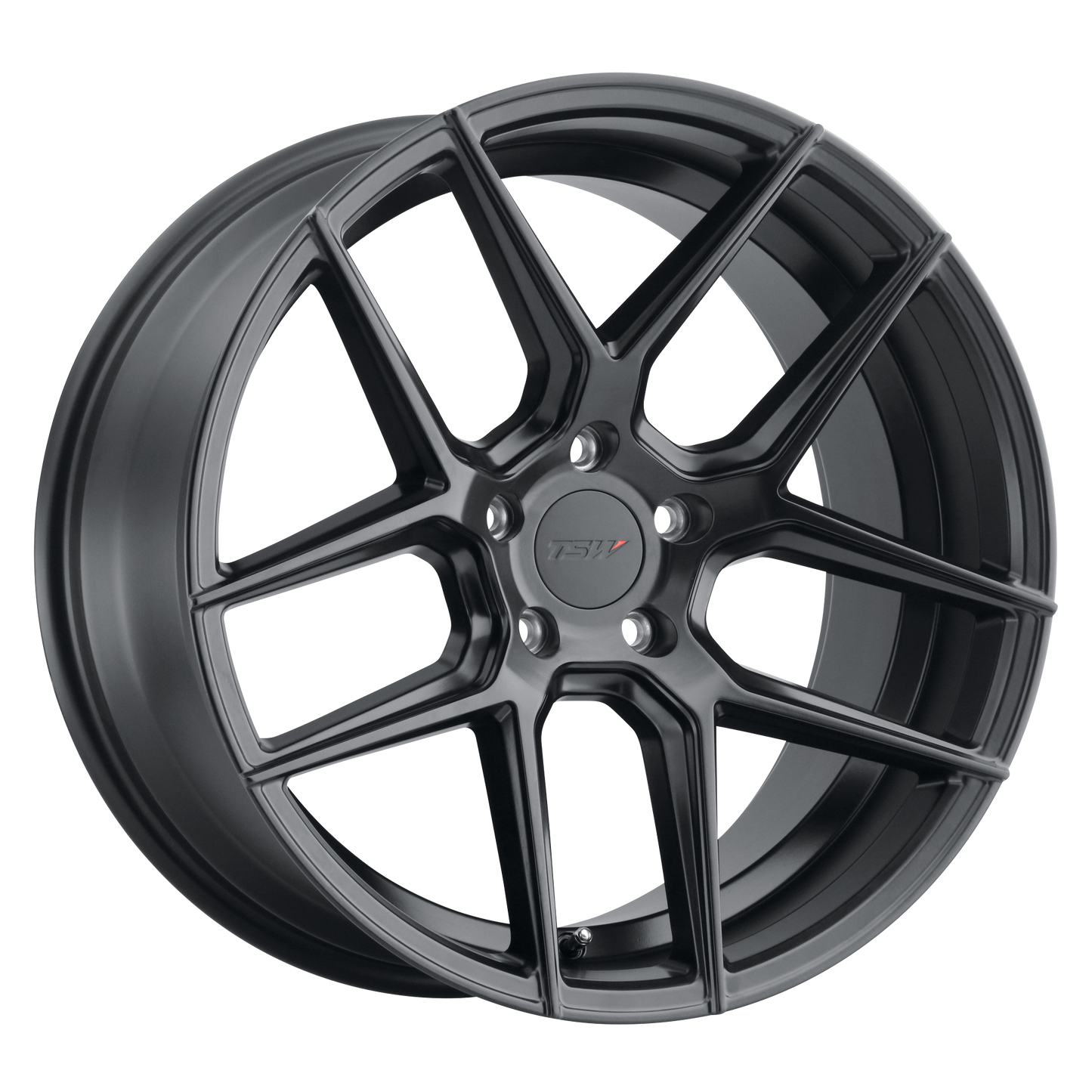 18x9.5 TSW TABAC SEMI GLOSS BLACK Wheel 5x112 (40mm)