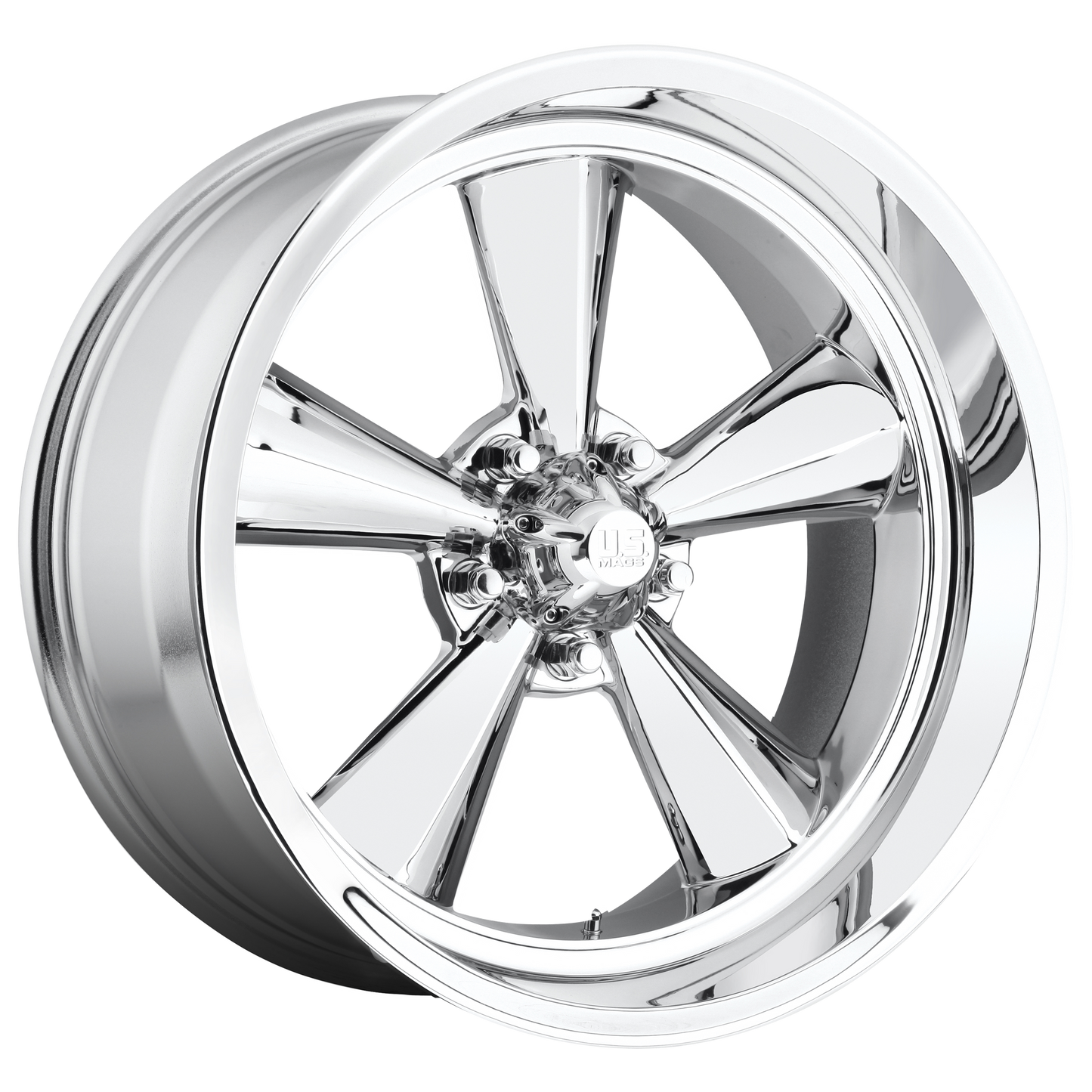 20x8 US Mags U104 STANDARD CHROME PLATED Wheel 5x4.75 (1mm)
