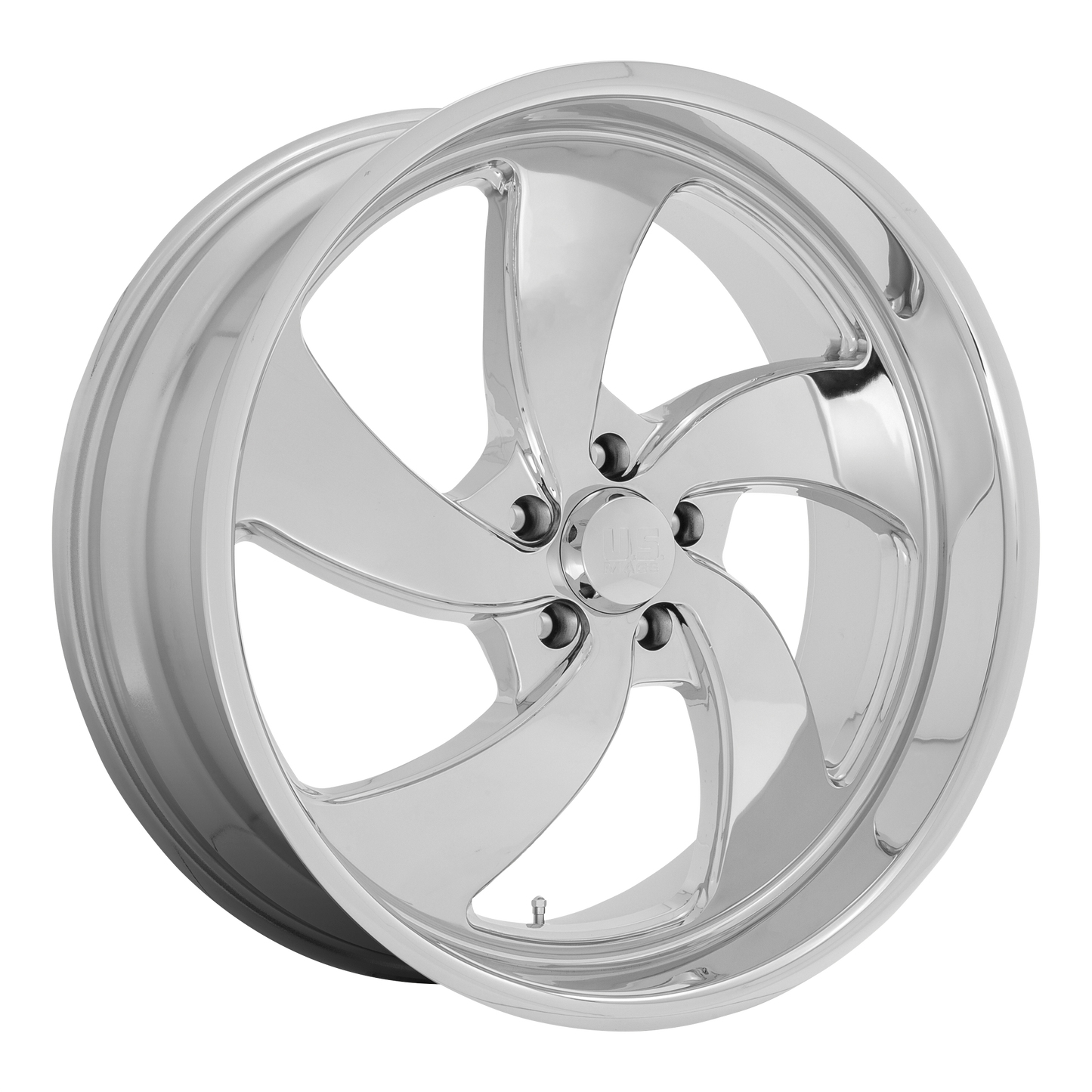 22x8.5 US Mags U132 Desperado Chrome Wheel 5x5 (1mm)