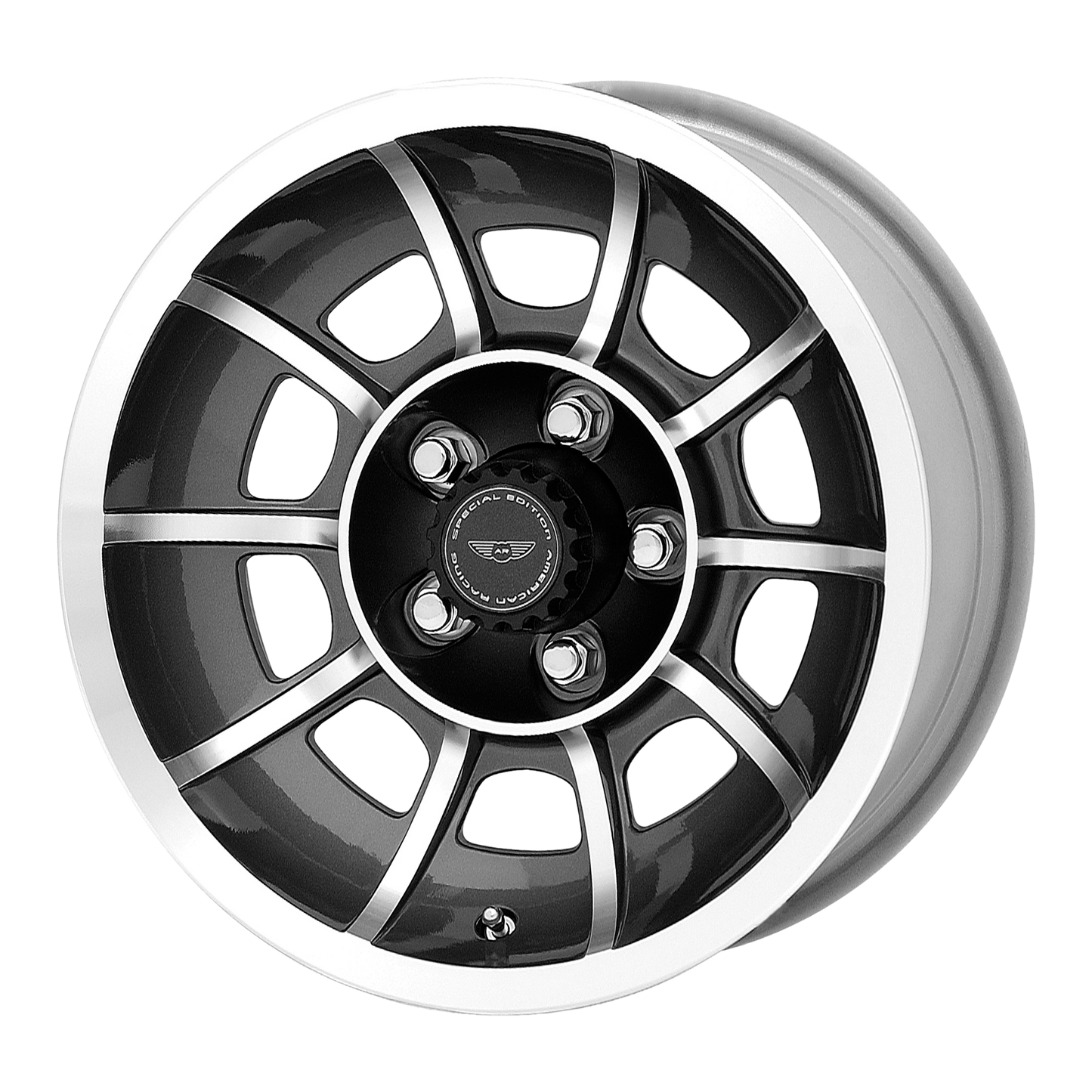 15x8.5 American Racing VN47 VECTOR Anthracite Machined Wheel BLANK (6mm)