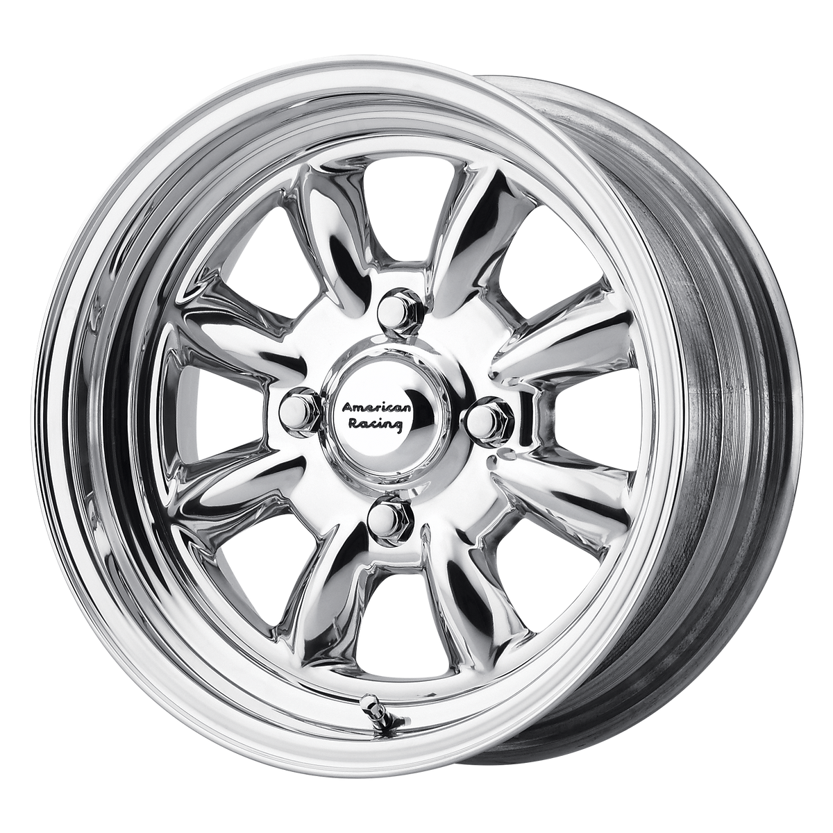 15x9 American Racing VN401 SILVERSTONE Polished Wheel BLANK (XXmm)