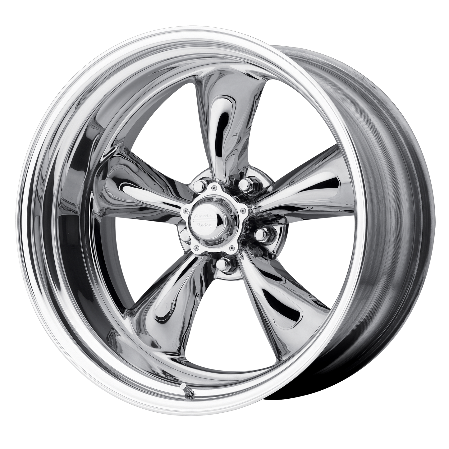 17x8 American Racing VN405 Torq Thrust II CUSTOM Polished Wheel 5x5.5 (6mm)